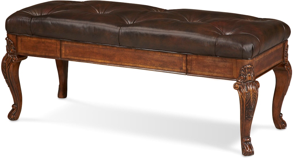 art bedroom furniture storage bench leather 143149-2606