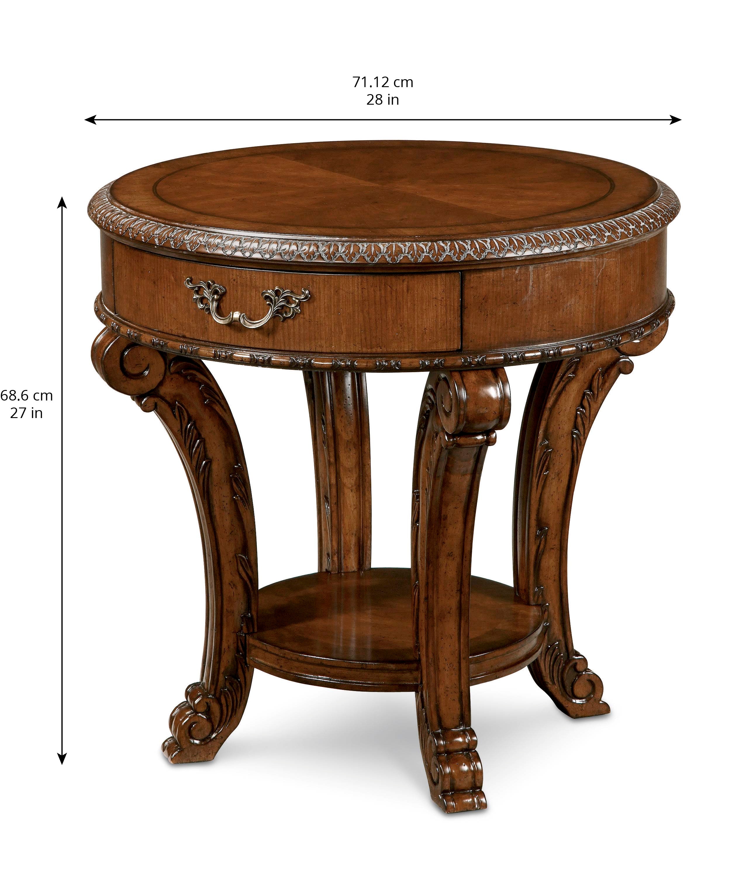 ART Furniture Living Room Old World-Round End Table 143303