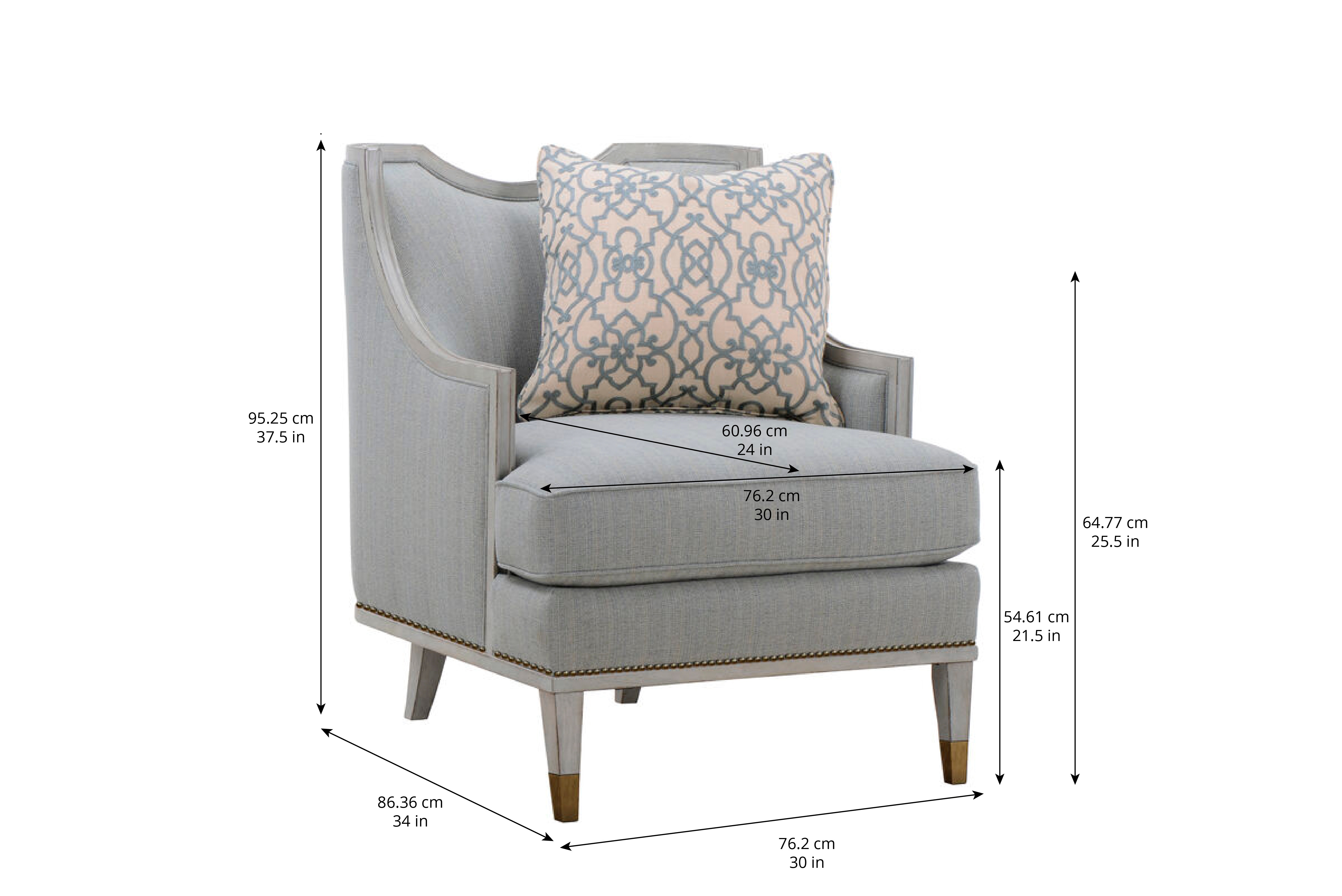 ART Furniture Living Room Harper Vintage Blue Chair 161523-7005AA