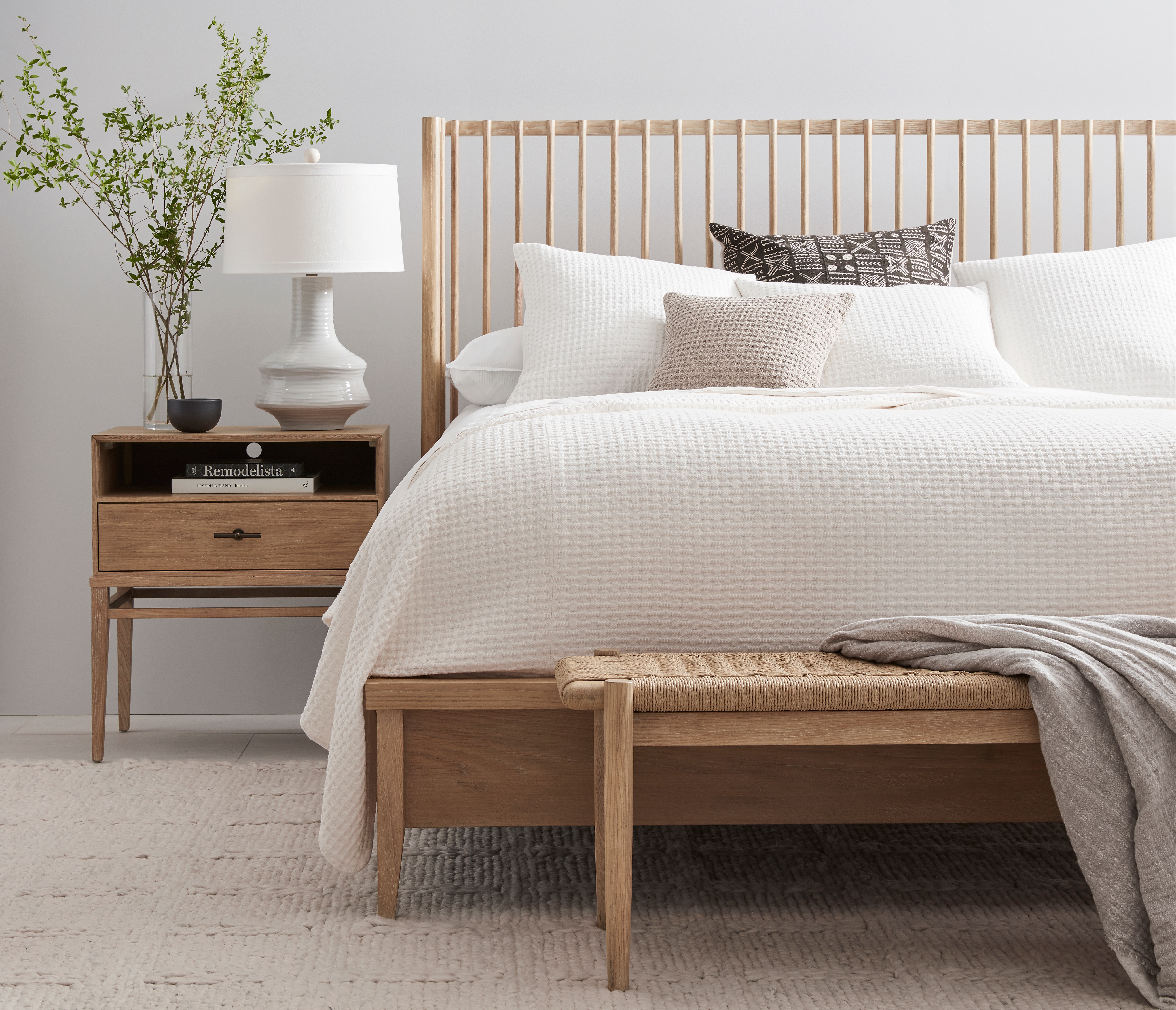 Spindle headboard deals