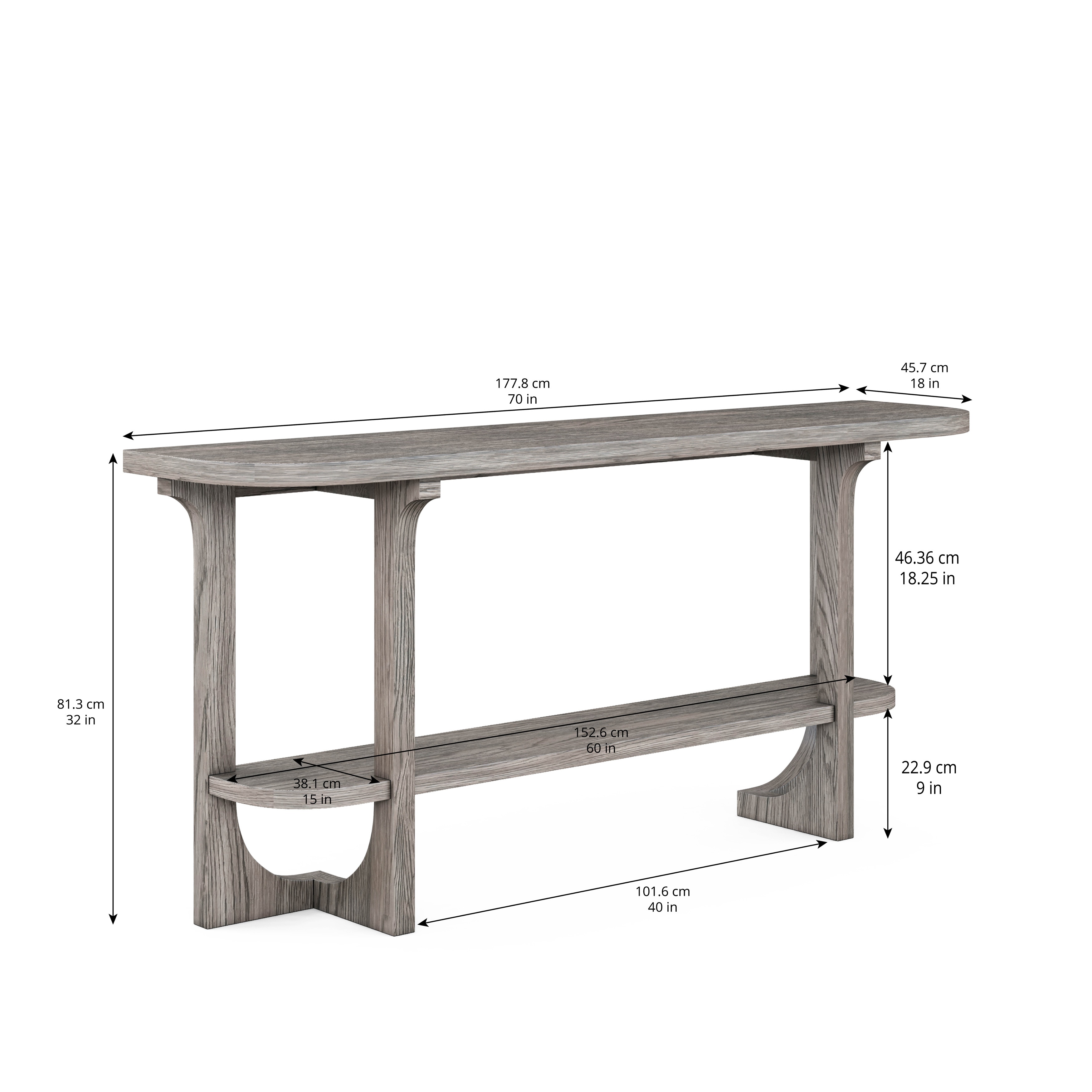 ART Furniture Living Room Vault Console Table 285314-2354