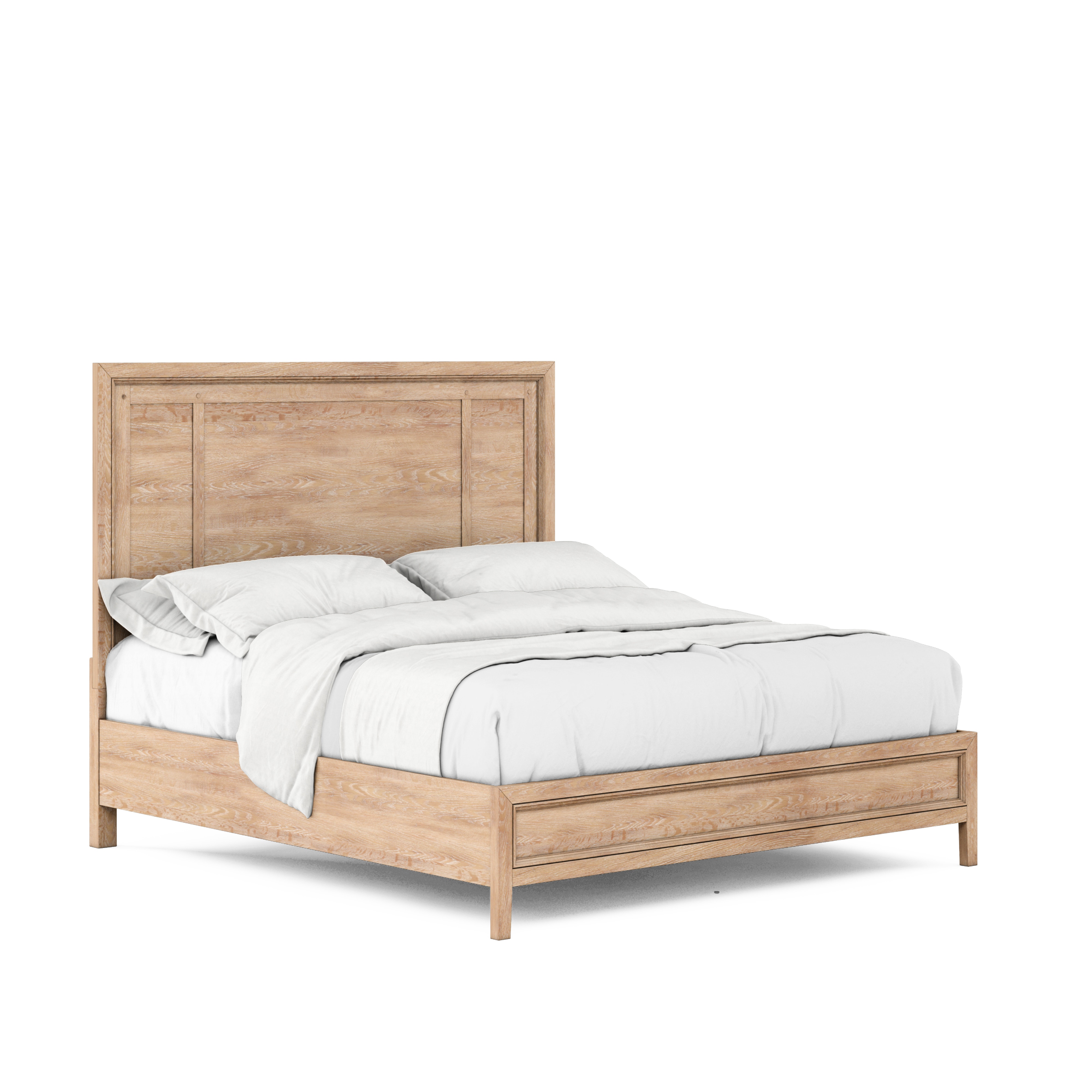 ART Furniture Bedroom Ash and Pine Solid, PlankEffect Flakey Oak and