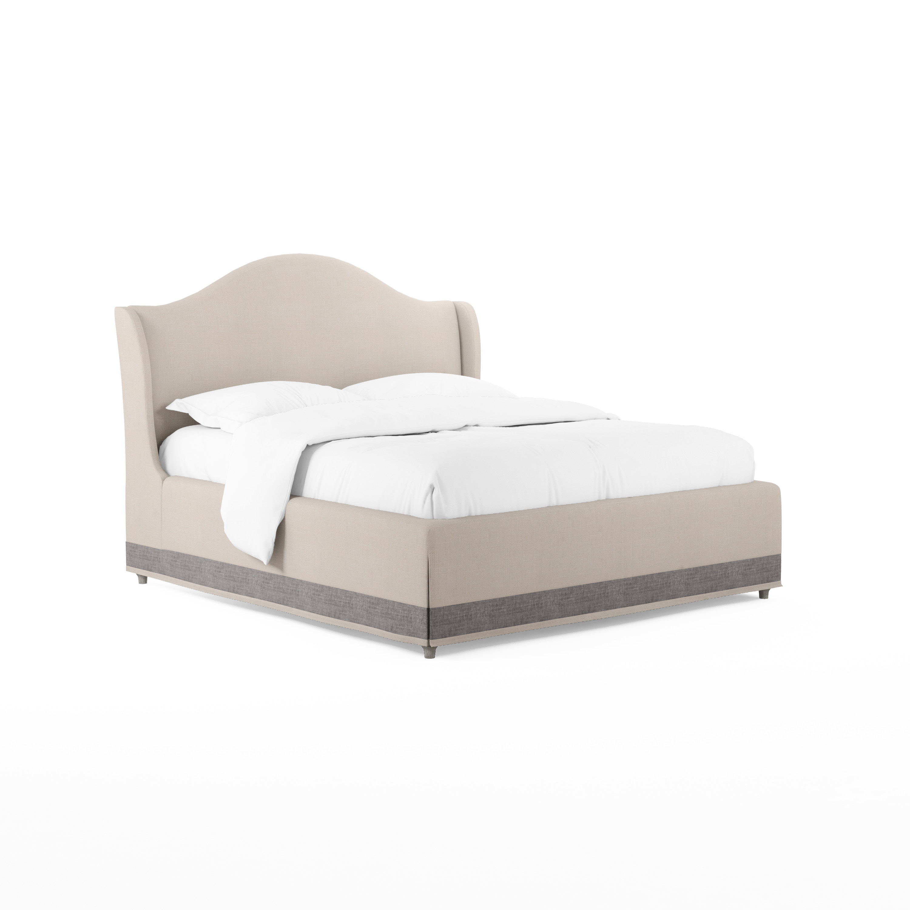 Corsica upholstered clearance standard bed