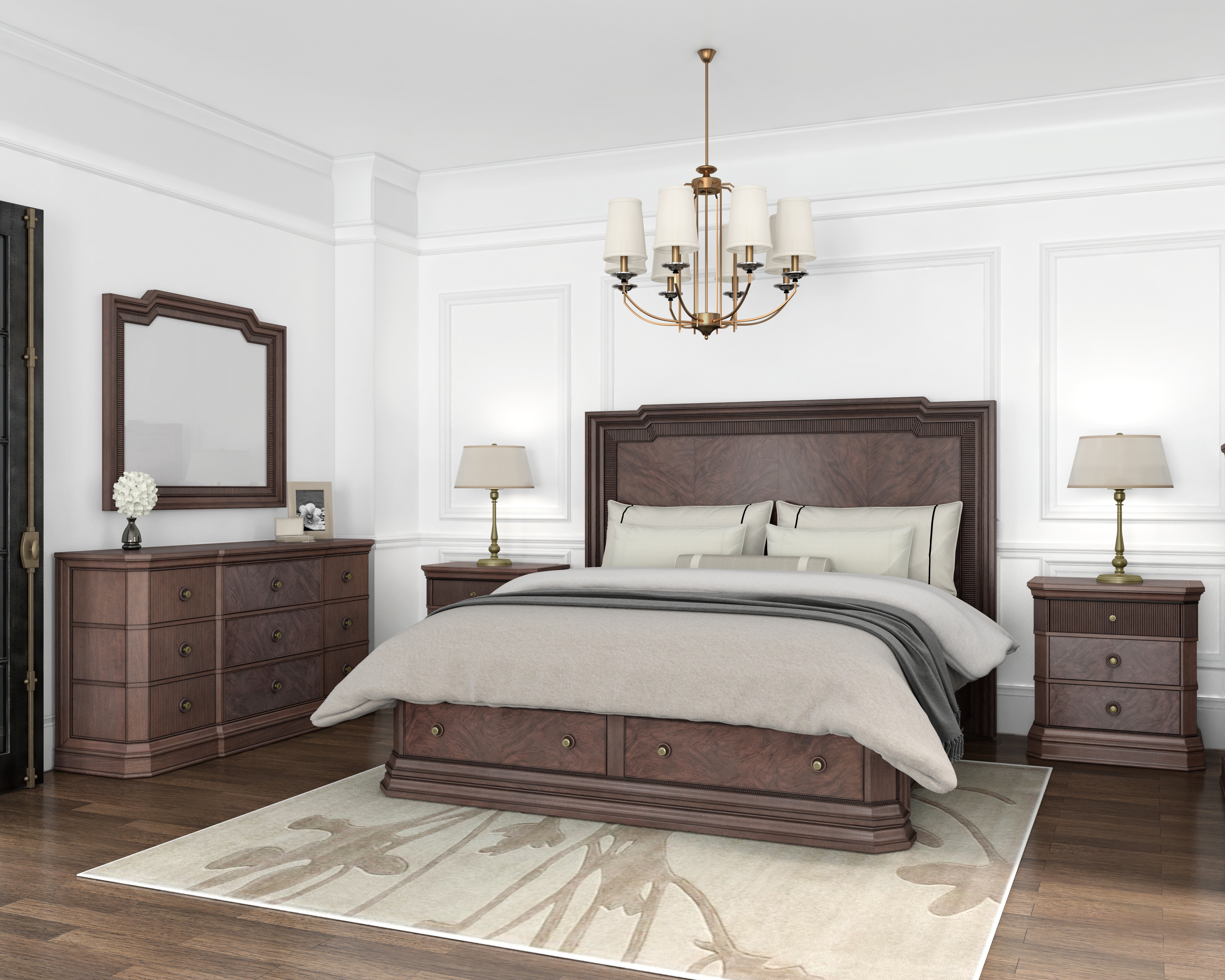 ART Furniture Bedroom Revival King Platform Bed 328136-1730
