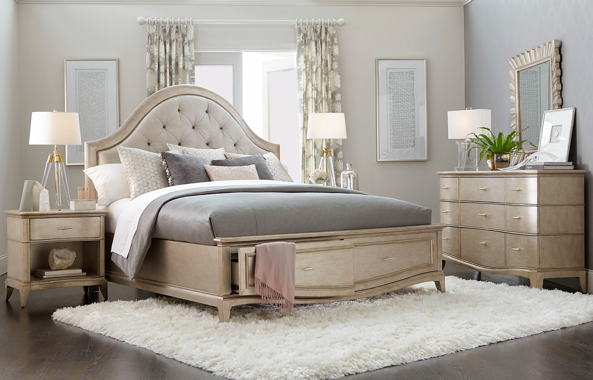 ART Furniture Bedroom Starlite - Triple 9 Drawer Dresser 406130