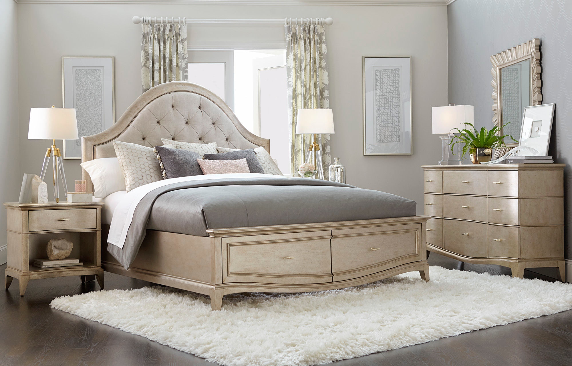 ART Furniture Bedroom Starlite Triple 9 Drawer Dresser 4061302227 Hickory Furniture Mart