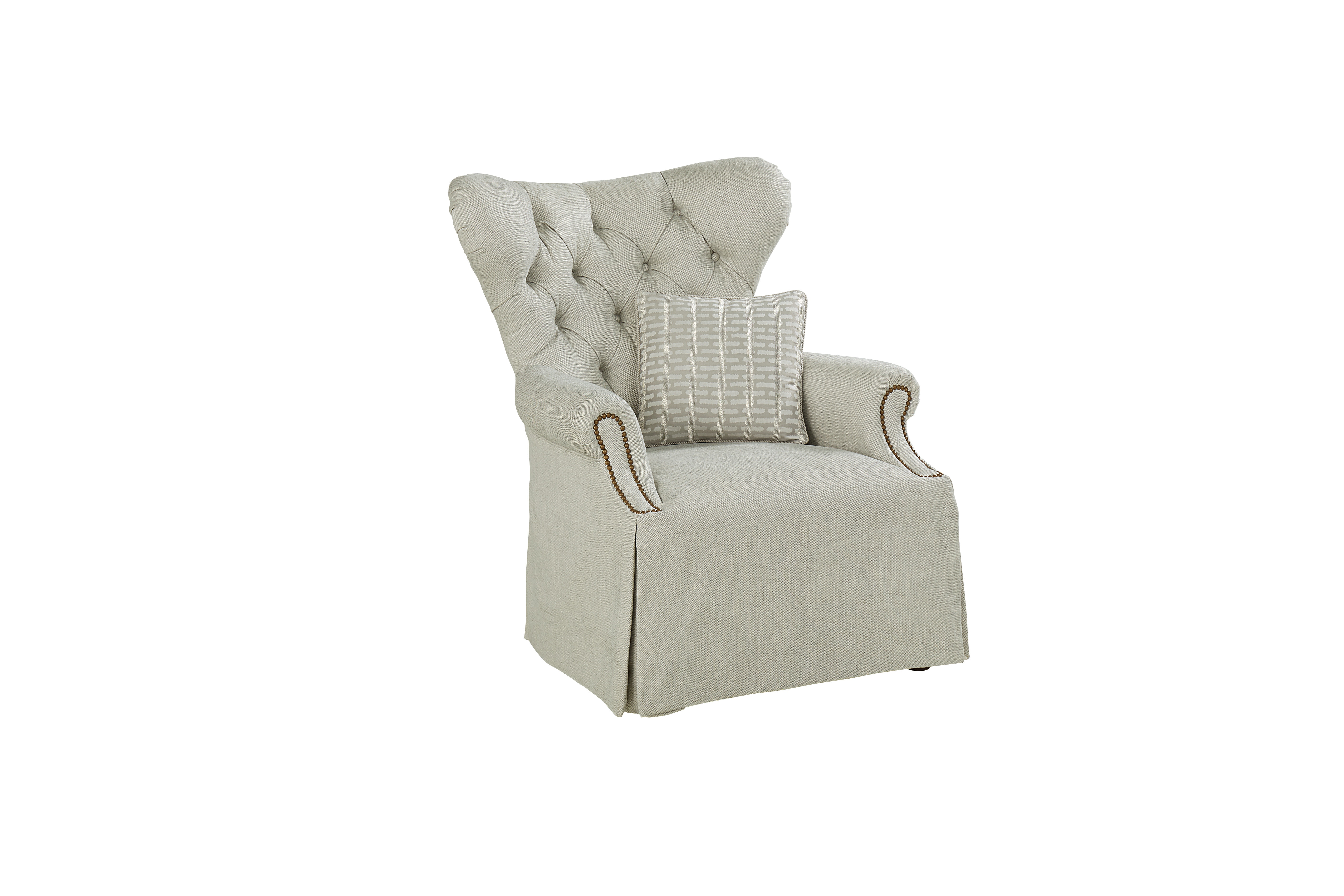 ART Furniture Living Room Arm Chairs Bezel-Tufted Back Chair