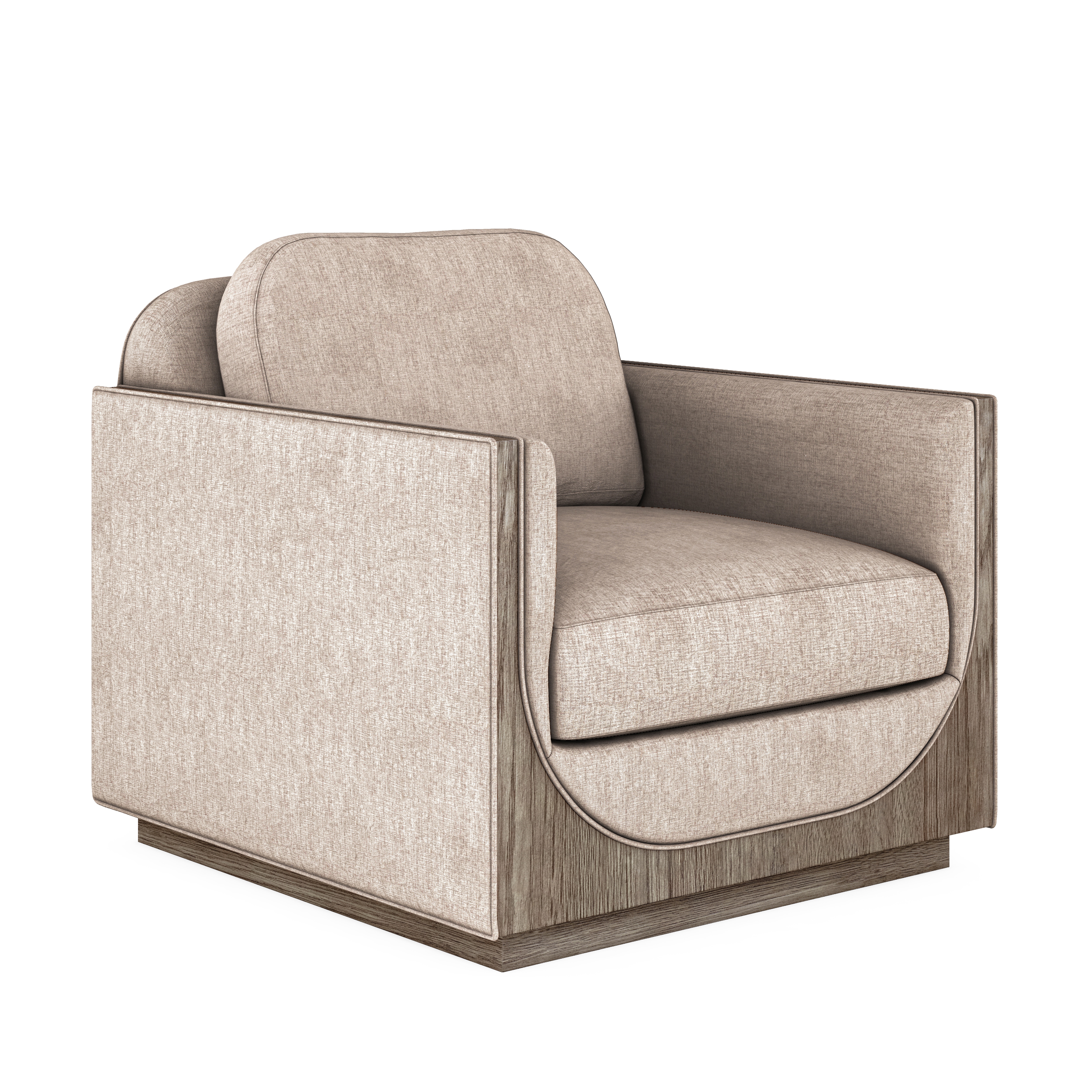 silver lounge chair