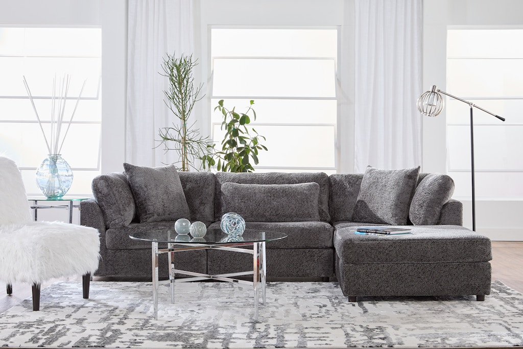 Hughes Furniture Living Room Sectional 19100Sectional Carol House