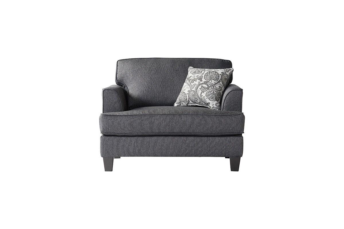 Black best sale cuddle chair