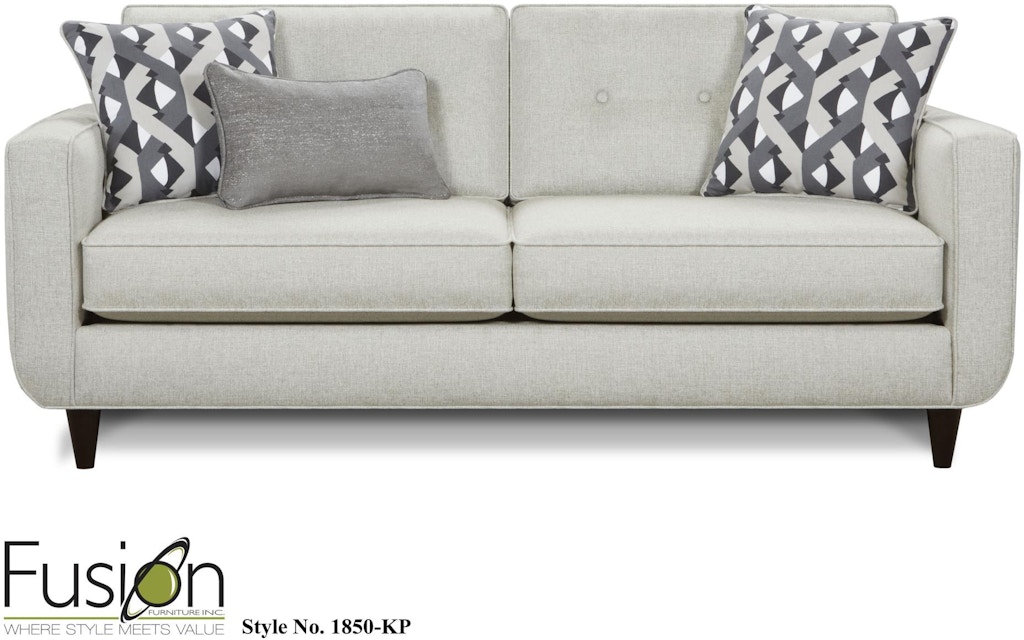 fusion living room sofa 1850-kpgrande linen - high point