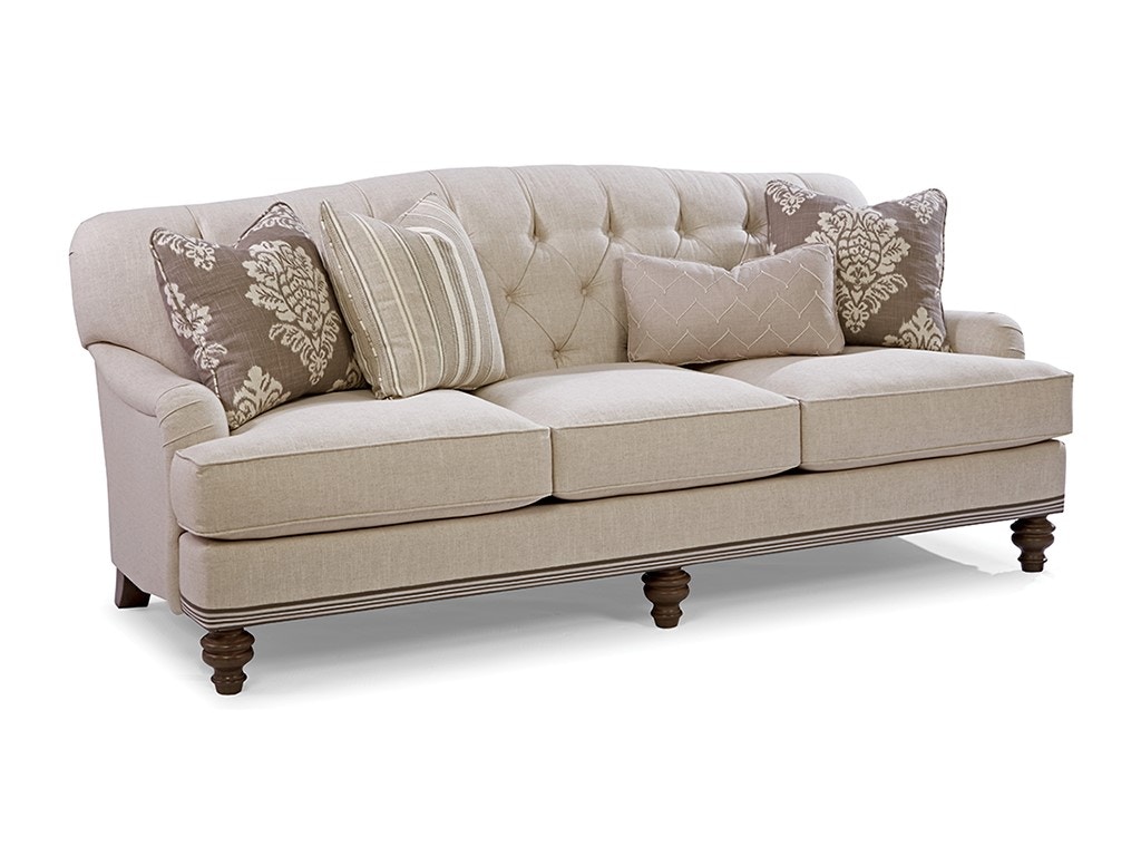 Craftmaster tufted deals sofa