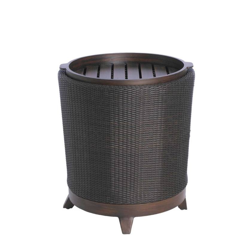 Summer Classics Outdoor Furniture Halo Woven Round End Table 3176