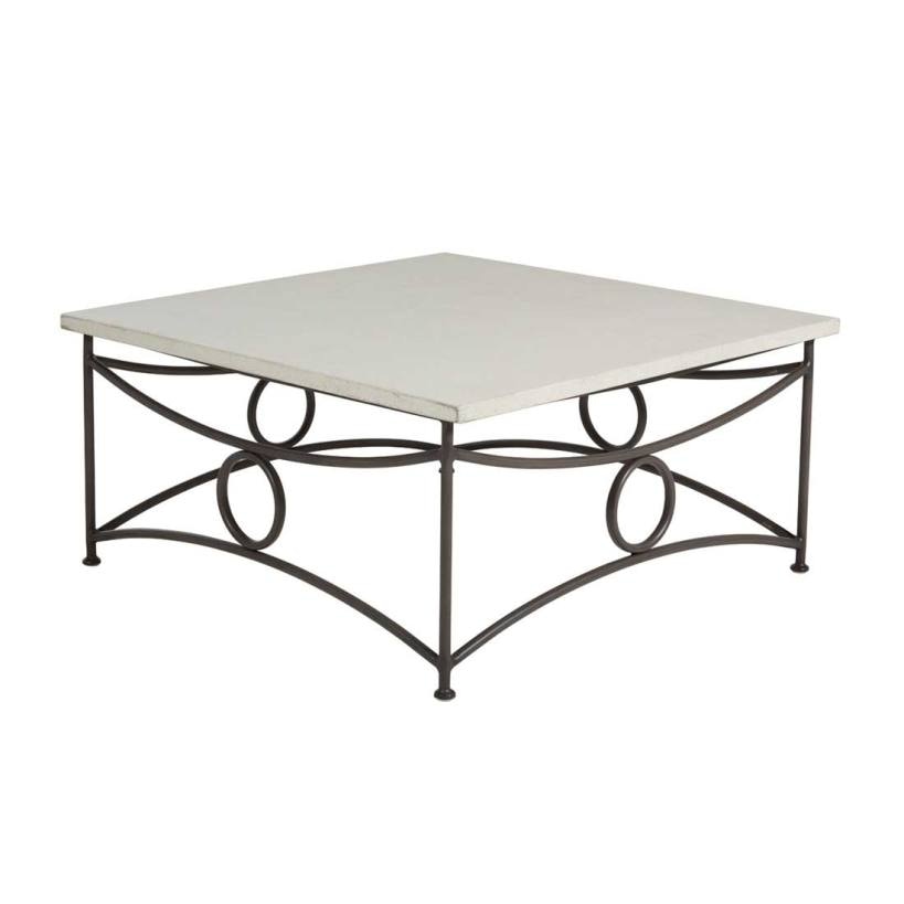 Summer Classics Outdoor Furniture Trestle Square Coffee Table 4376 ...