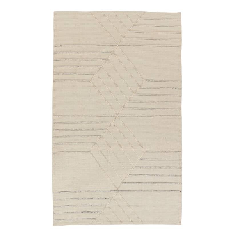 Summer Classics Outdoor Rugs Grooved-Steps Indoor/Outdoor Rug Antique White