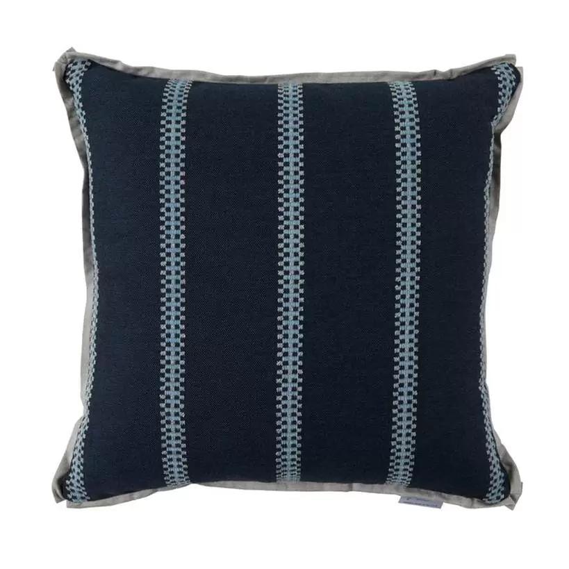Summer Classics Decorative Pillows and Blankets Gingham Stripe Chambray