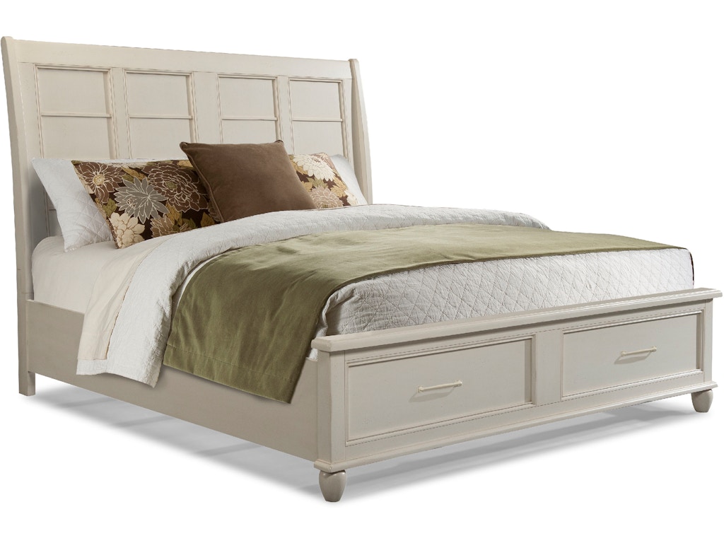 Klaussner International Bedroom Sea Breeze Queen Bed Complete 425
