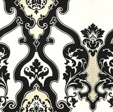 MicroD  wallpaper-cabriole-noir-print