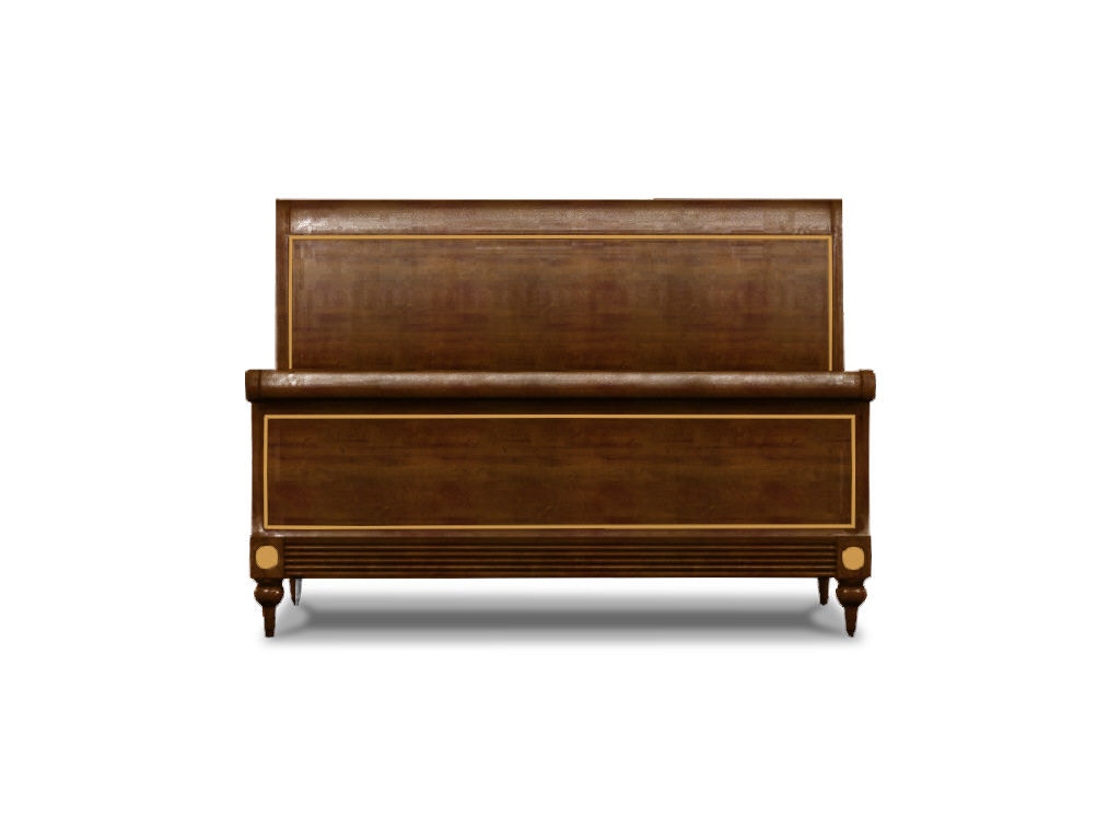 MicroD King Bed-Footboard-Wood Panels 5362-72