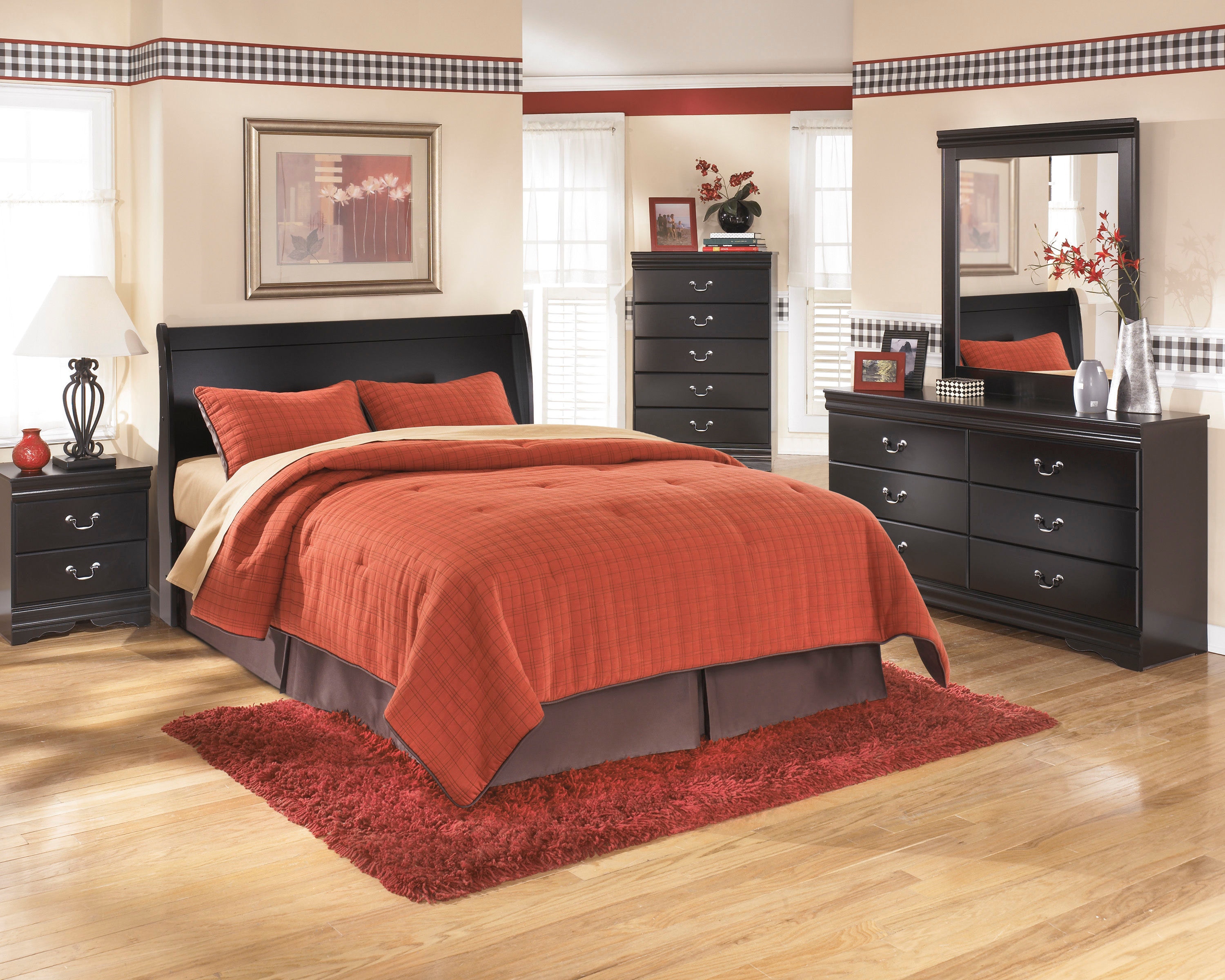 MicroD King Sleigh Headboard B128-78