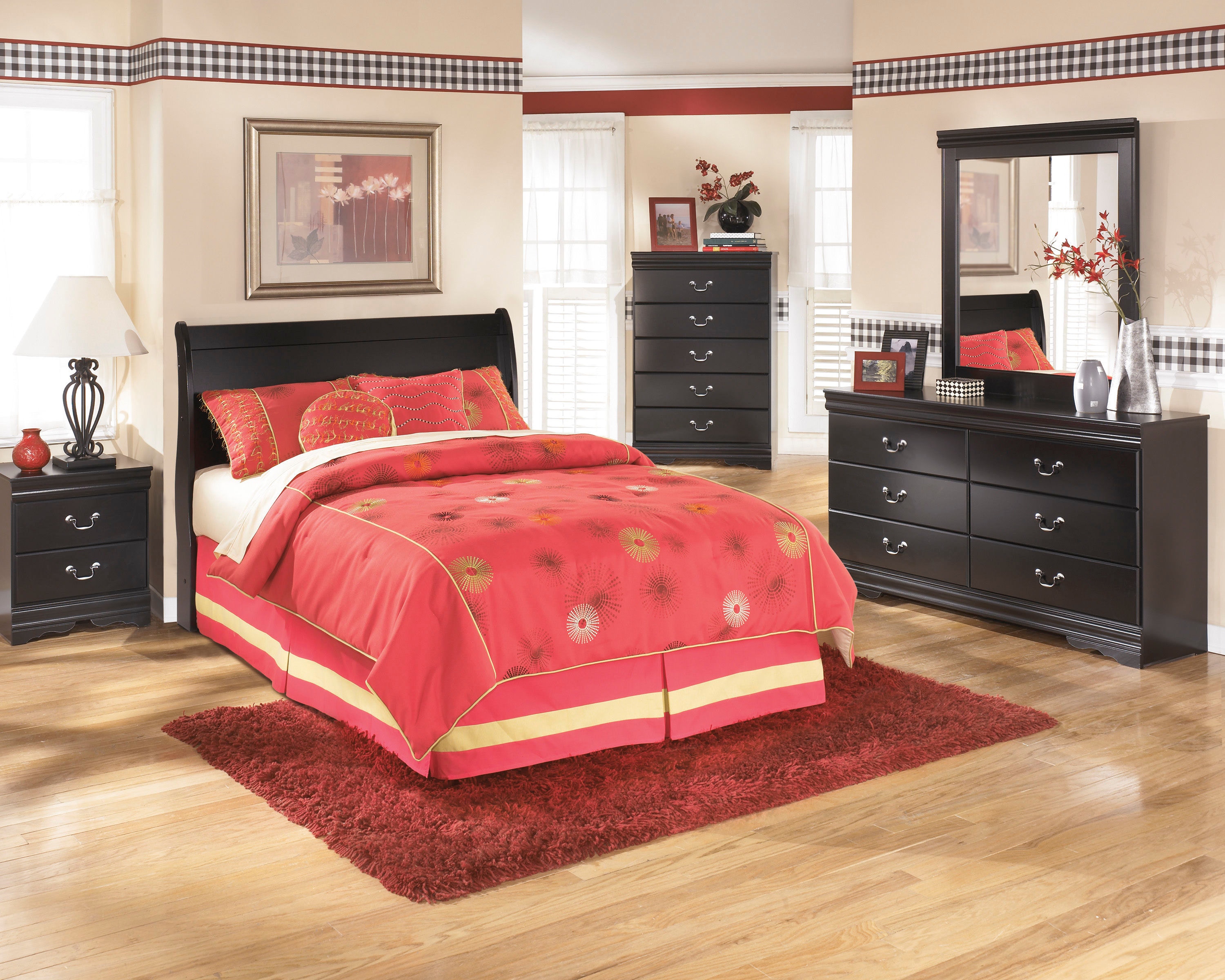 MicroD Full Sleigh Headboard B128-87