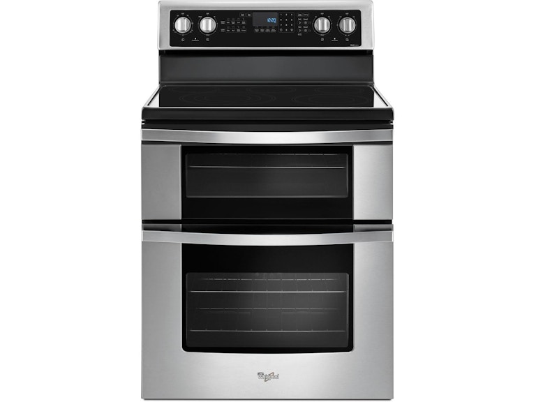 Whirlpool Kitchen 6 7 Cu Ft Electric Double Oven Range Wge745c0fs Ft Electric Double Oven Range Wge745c0fs At Sides Furniture Bedding