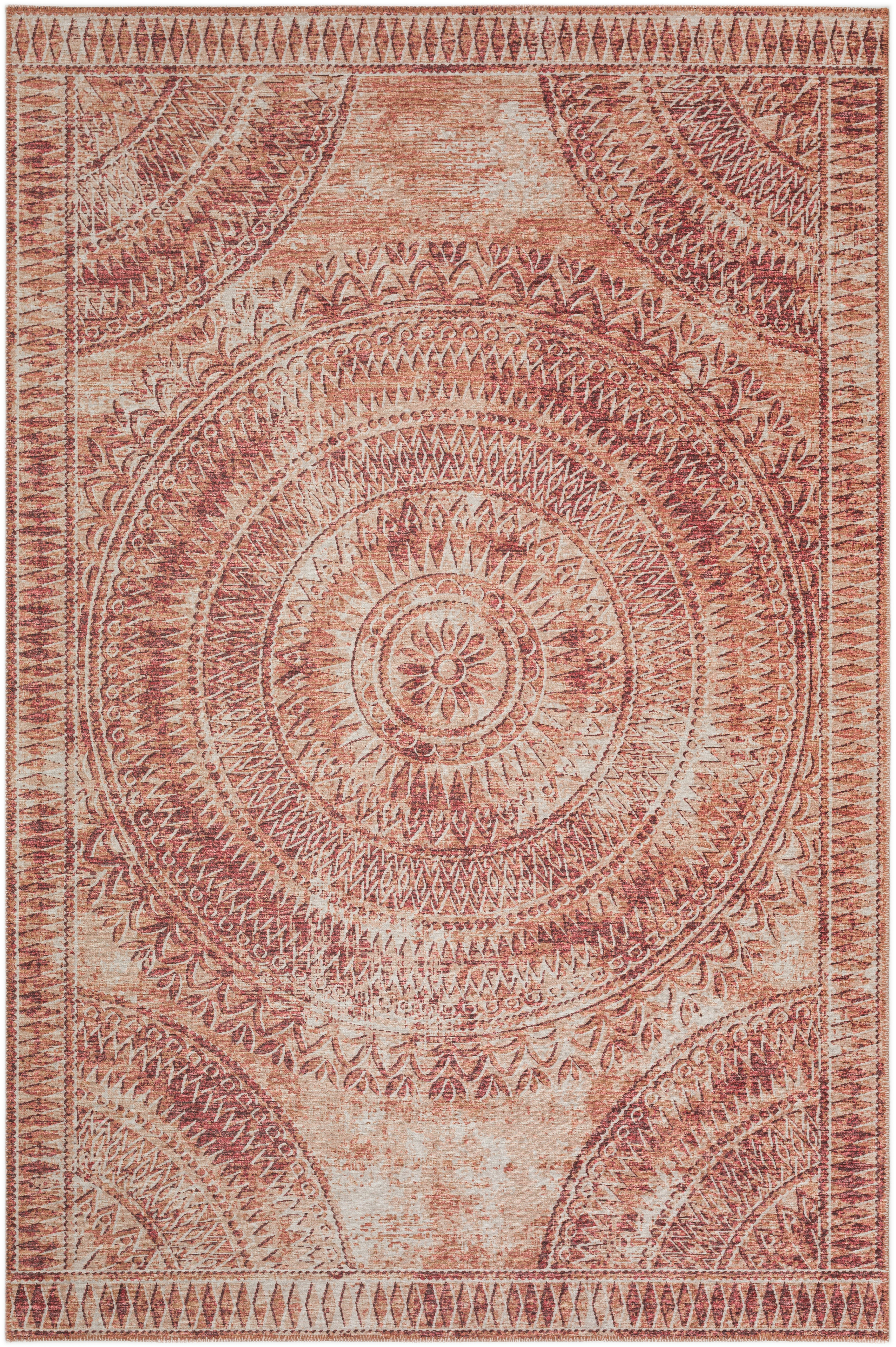 Dalyn Rug Company Area Rugs Indoor/Outdoor Sedona SN7 Spice Washable 2 ...