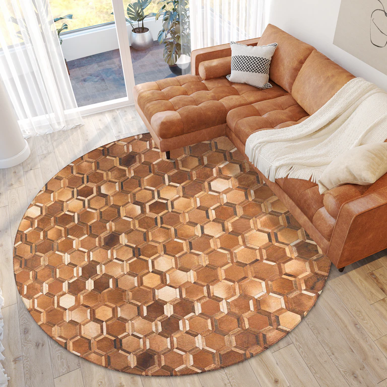 Dalyn Rug Company Area Rugs Indoor/Outdoor Stetson SS1 Bison Washable 6 ...