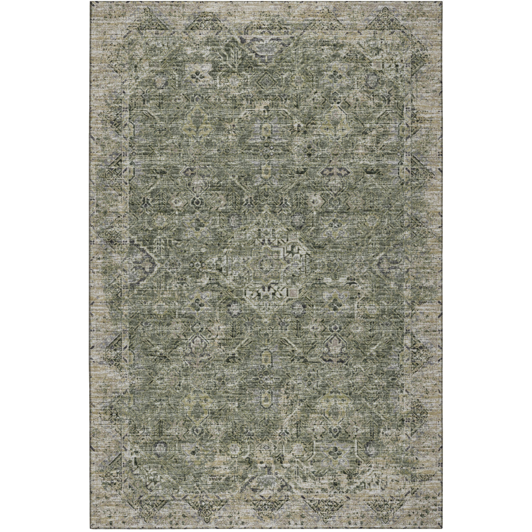 Dalyn Rug Company Area Rugs Tuscany TU12 Green 3' x 5' Rug TU12GE3X5
