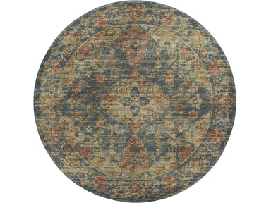Dalyn Rug Company Area Rugs Tuscany TU13 Teal 4' x 4' Round Rug ...