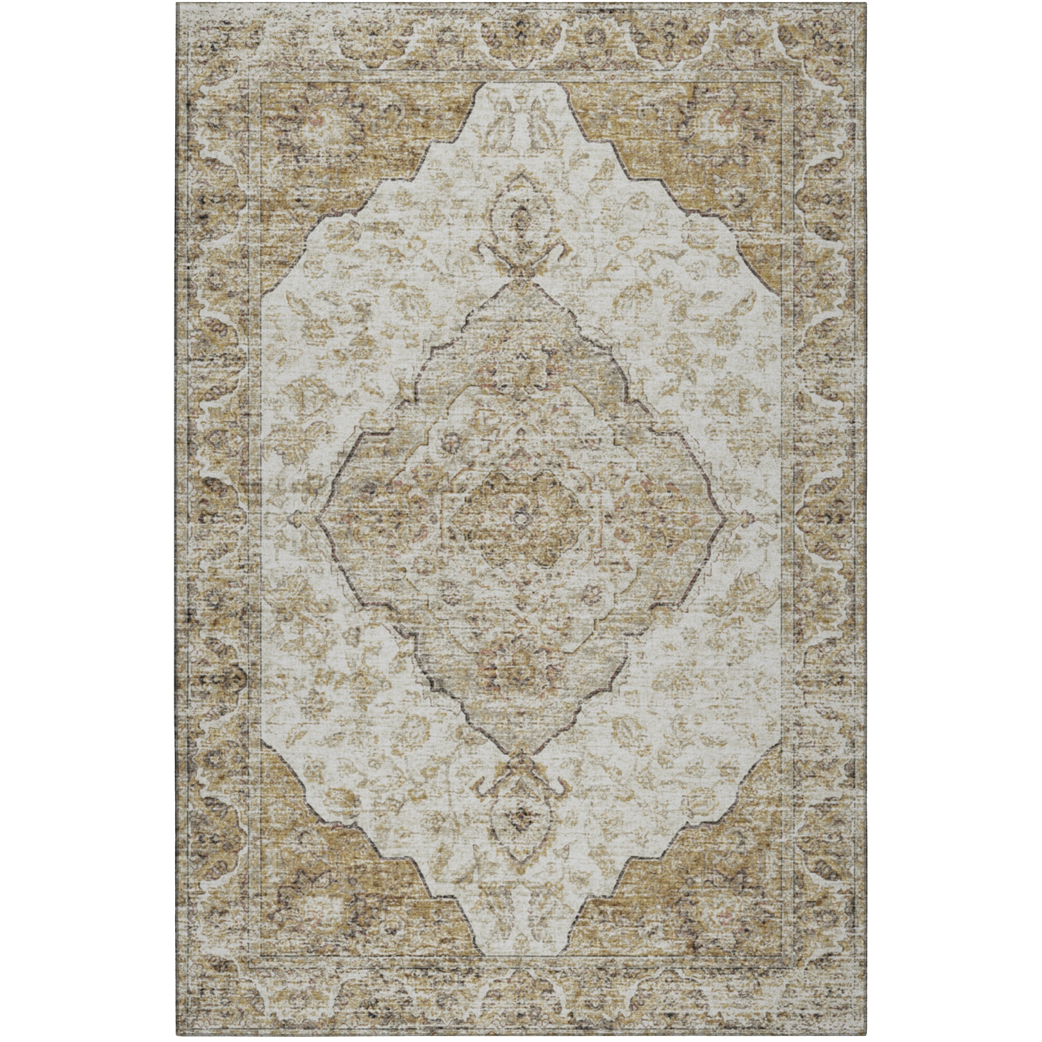 Dalyn Rug Company Area Rugs Tuscany TU9 Gold 3' x 5' Rug TU9GO3X5