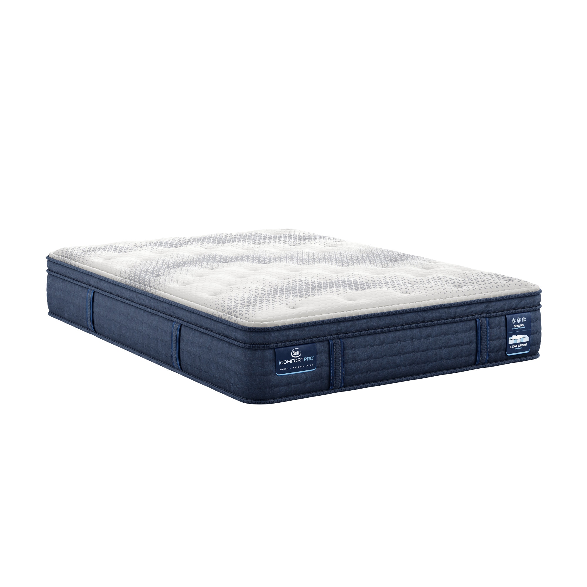 IComfort by Serta Mattresses Dartmouth Plush Pillow Top Queen Smith Village Home Furnishings