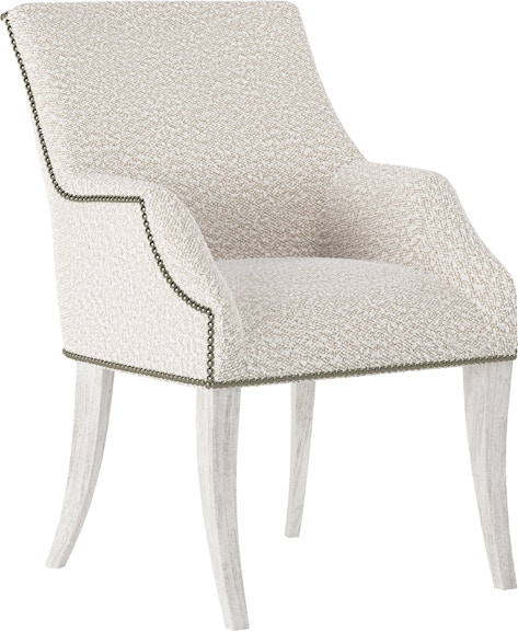 Bernhardt Interiors Custom Dining Program Keeley Fabric Arm Chair 348542W