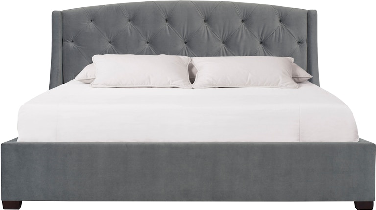 Bernhardt Interiors Upholstered Bed Program Jordan Fabric Shelter Bed K1497