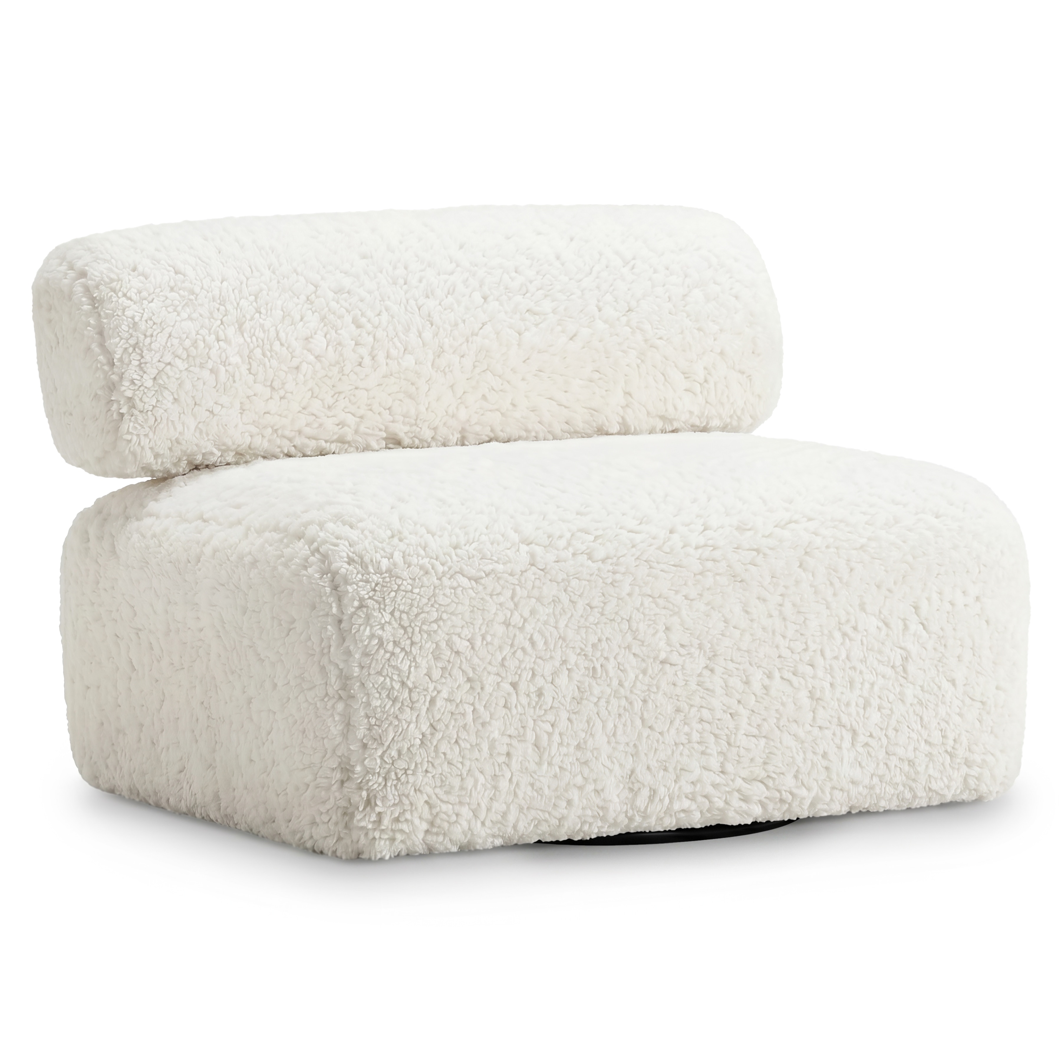 Bernhardt Interiors Paley Shearling Swivel Chair N153SCO