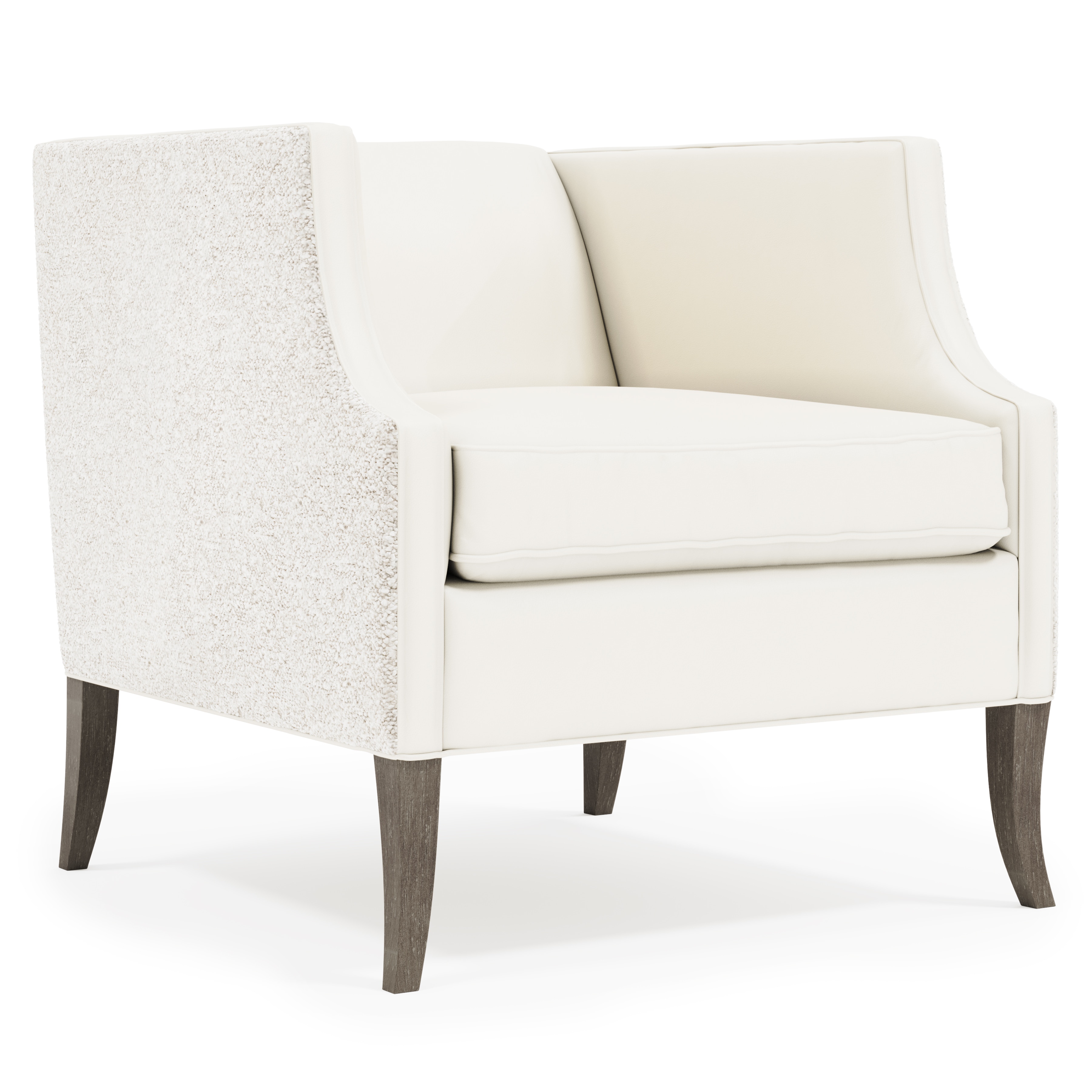 Bernhardt Interiors Romney Leather-Fabric Chair N232LFX