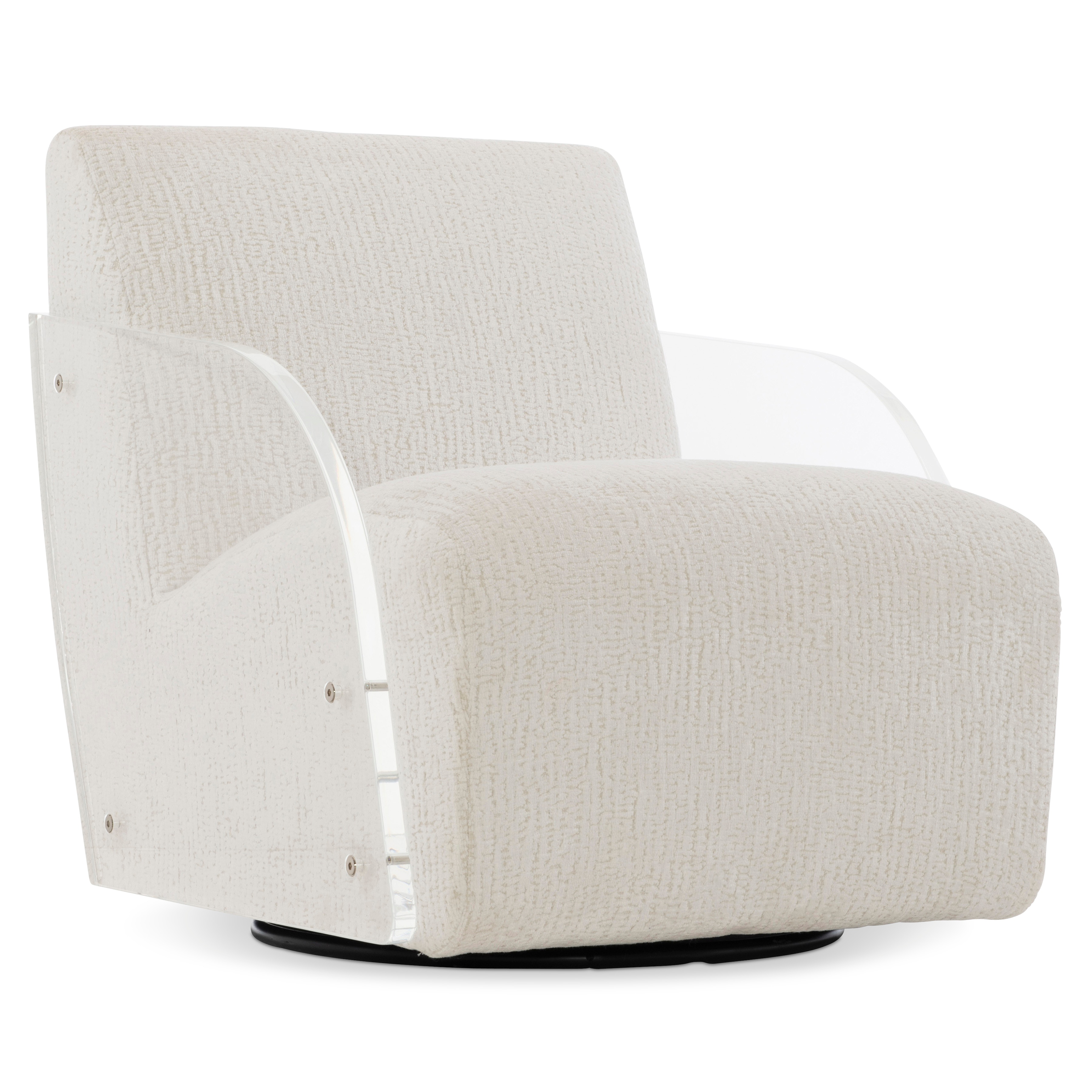 Bernhardt Interiors Perla Fabric Swivel Chair N6023S