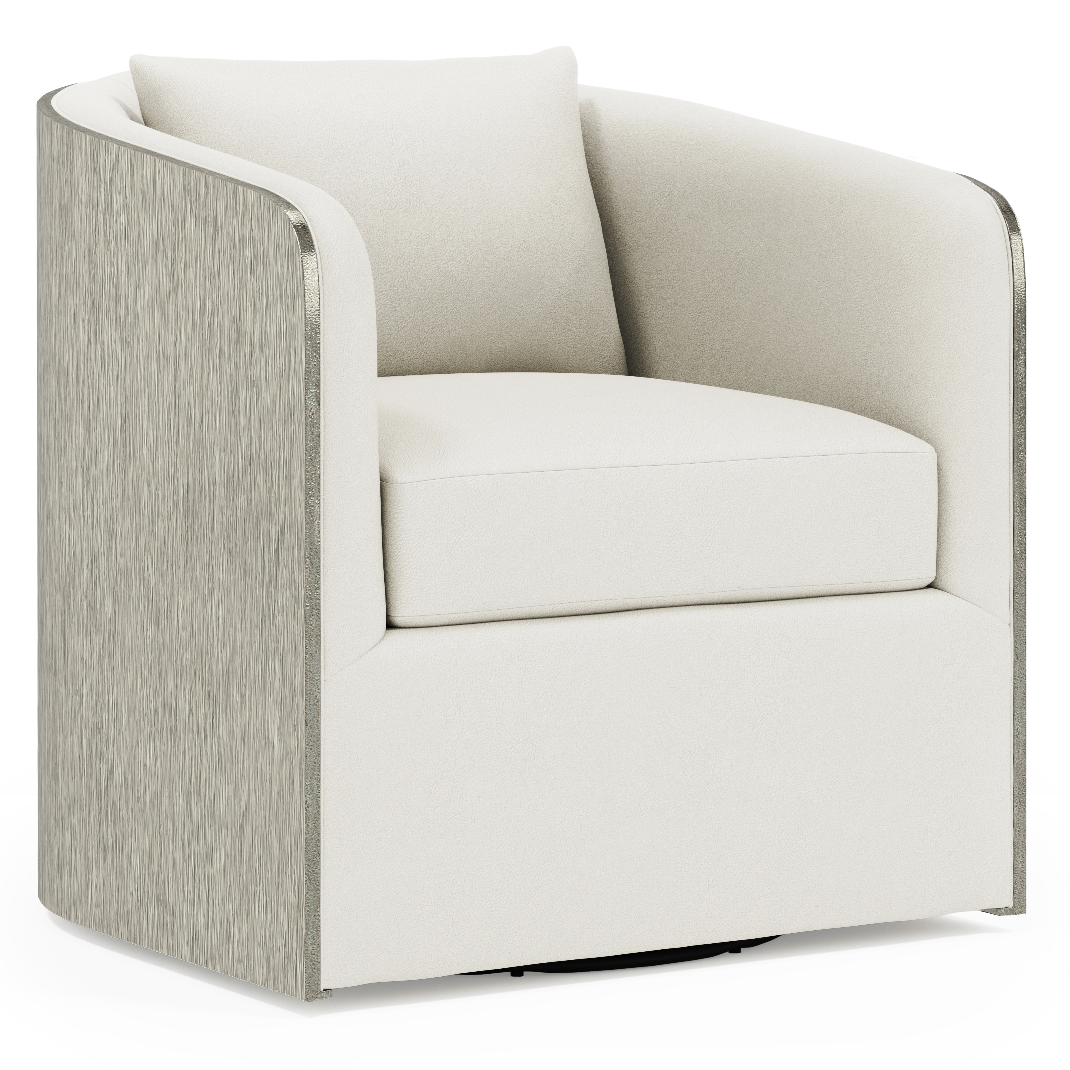Bernhardt Interiors Eliot Leather Swivel Chair N6813SL