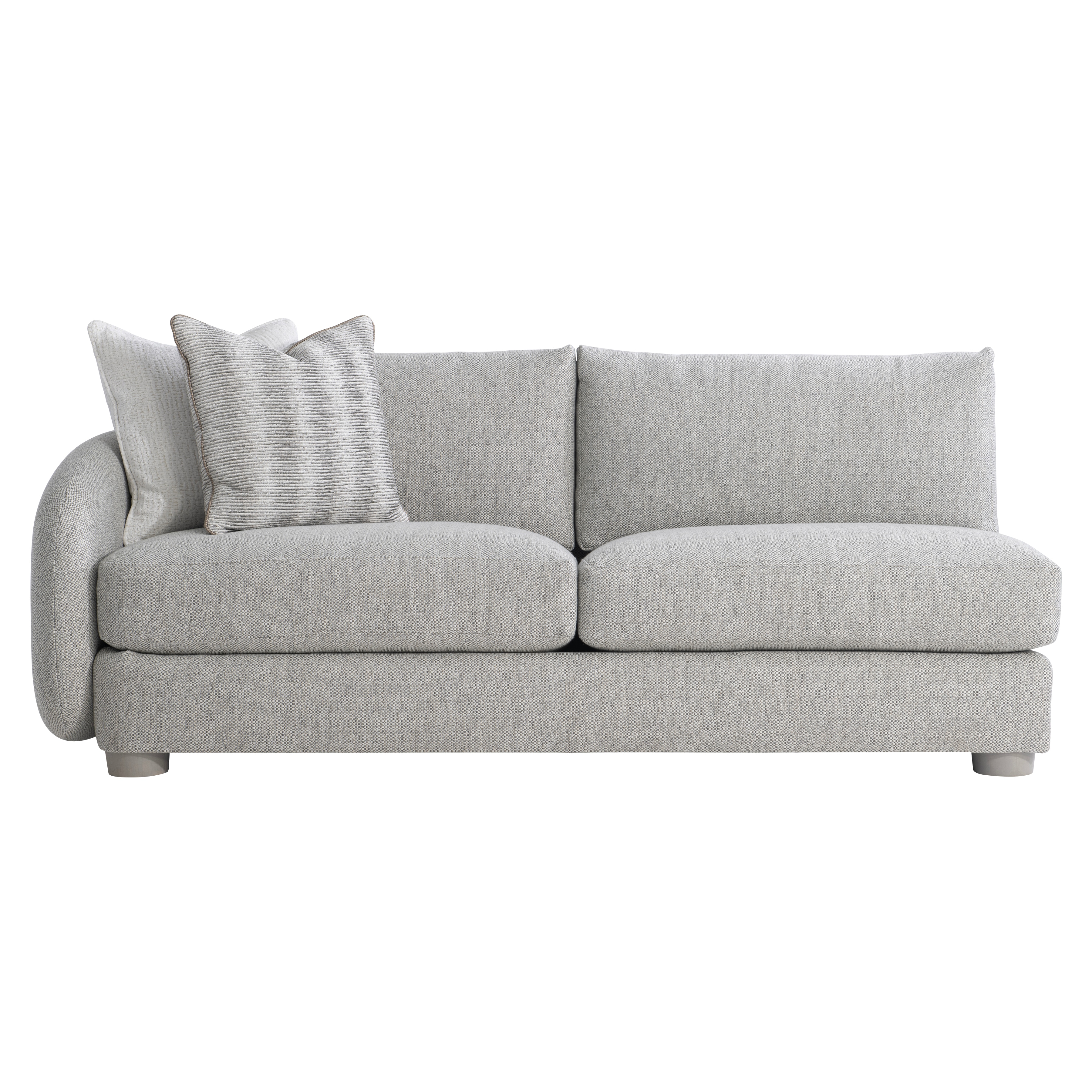 Bernhardt Interiors Living Room Indy Fabric Left Arm Loveseat N8842