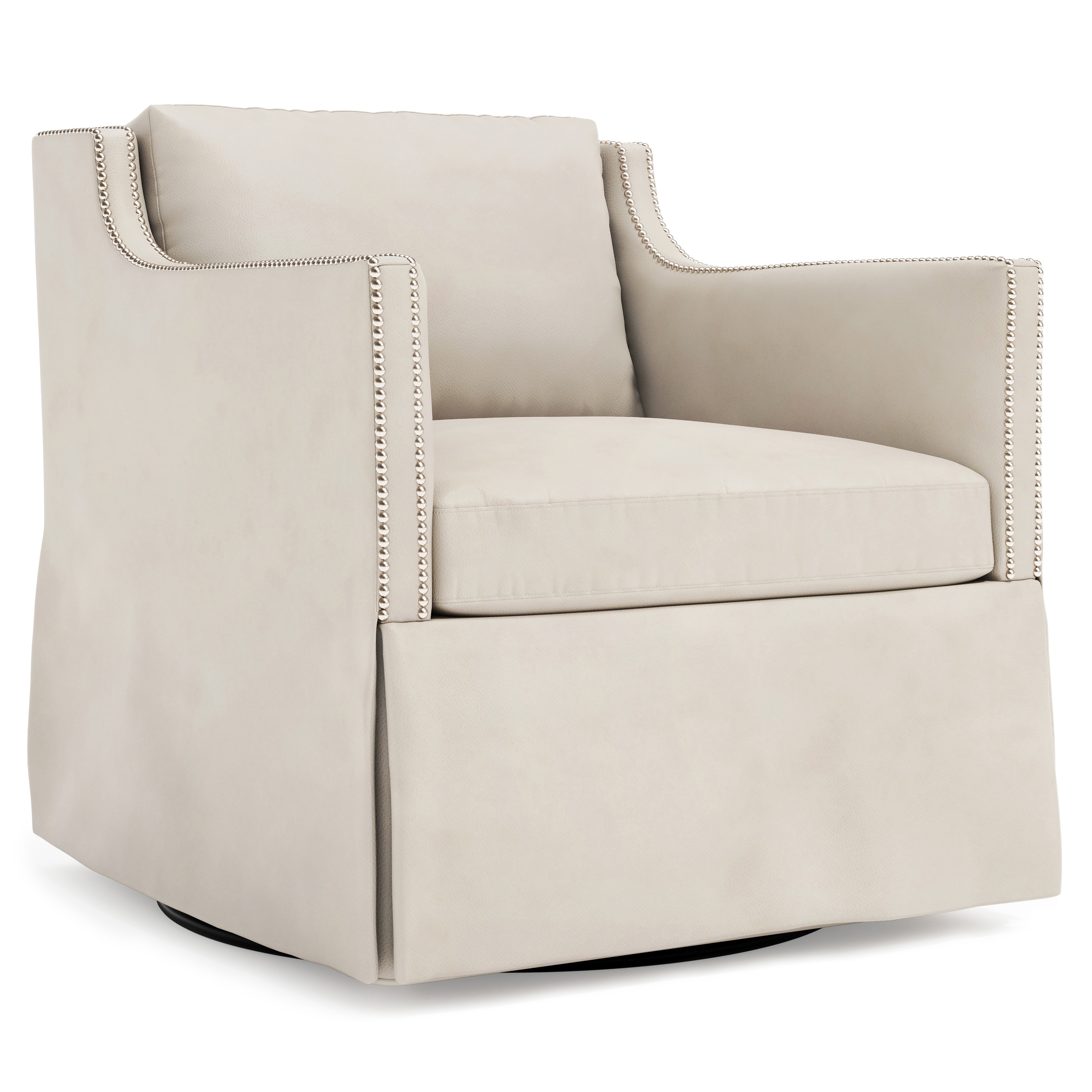 Delaney Leather Swivel Chair 1803SL