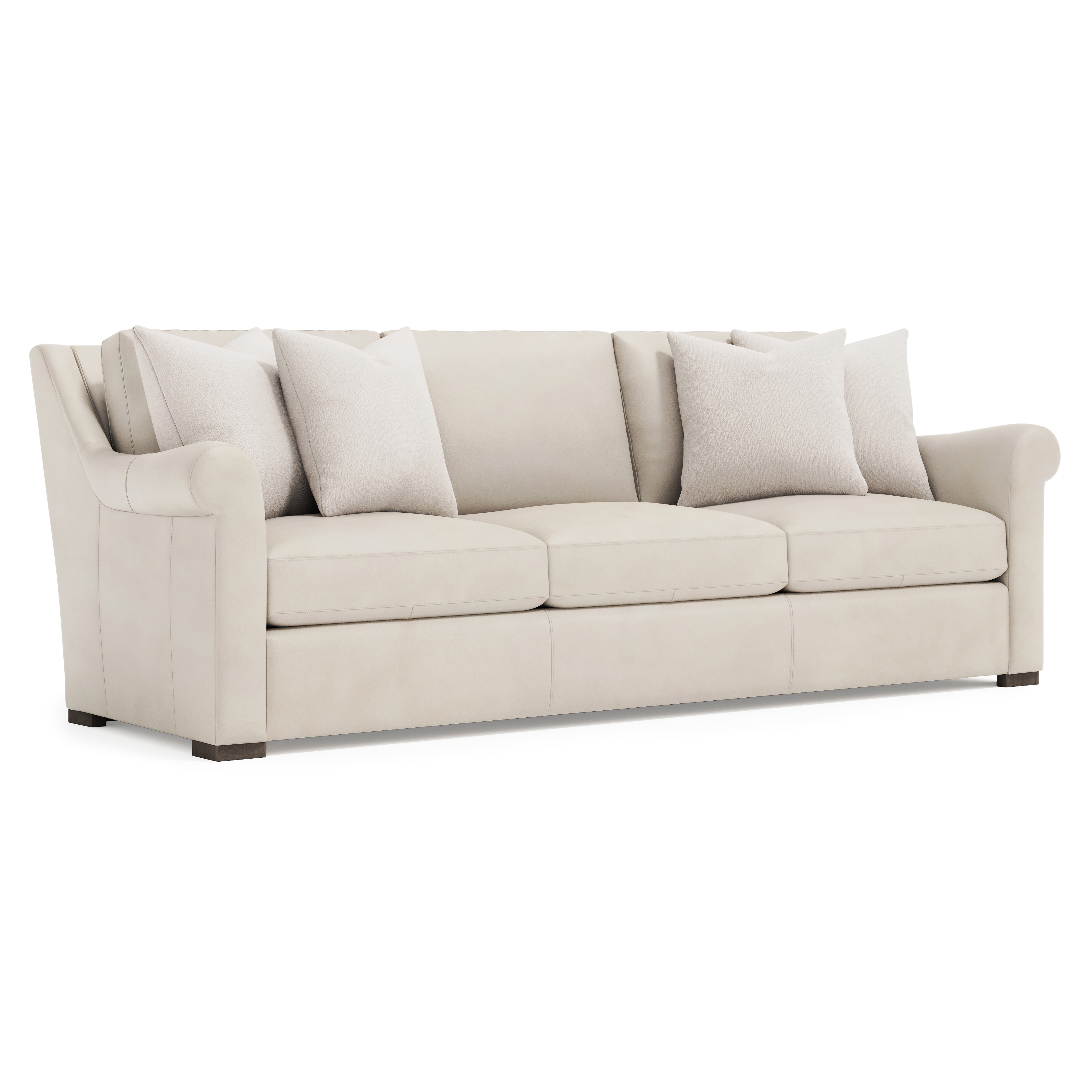 Bernhardt Living Keirnan Leather Sofa 