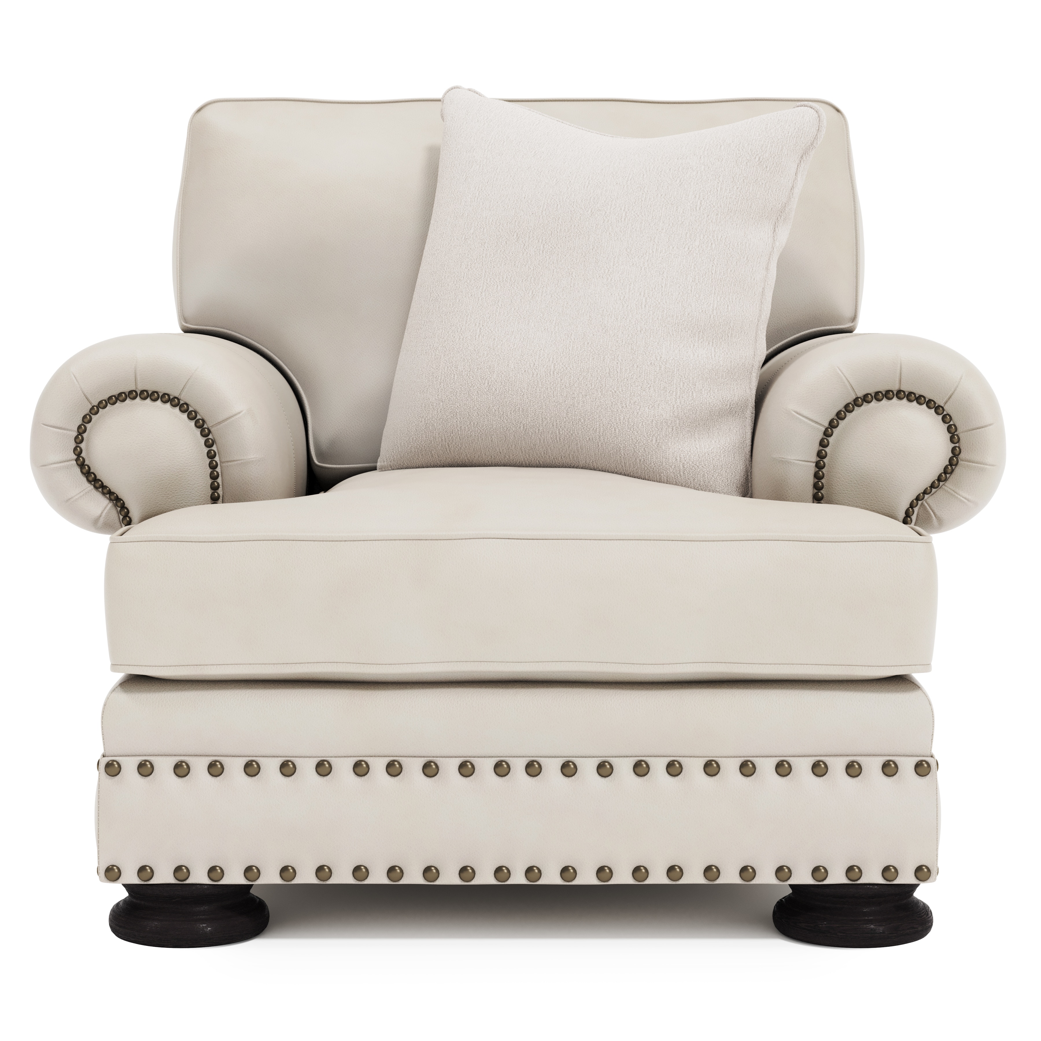 Bernhardt Living Room Foster Leather Chair 5372L - Andrews