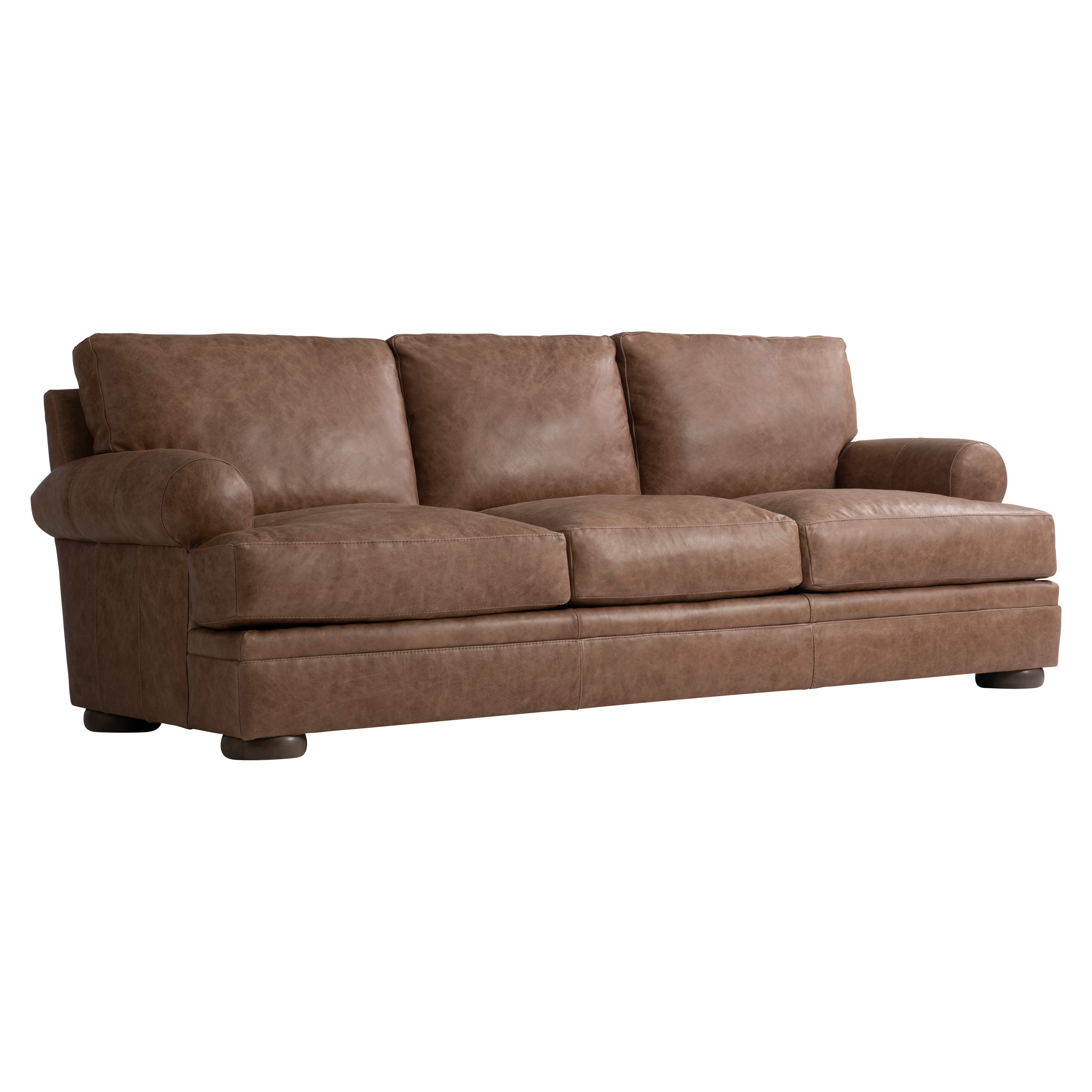 Bernhardt leather store sofa