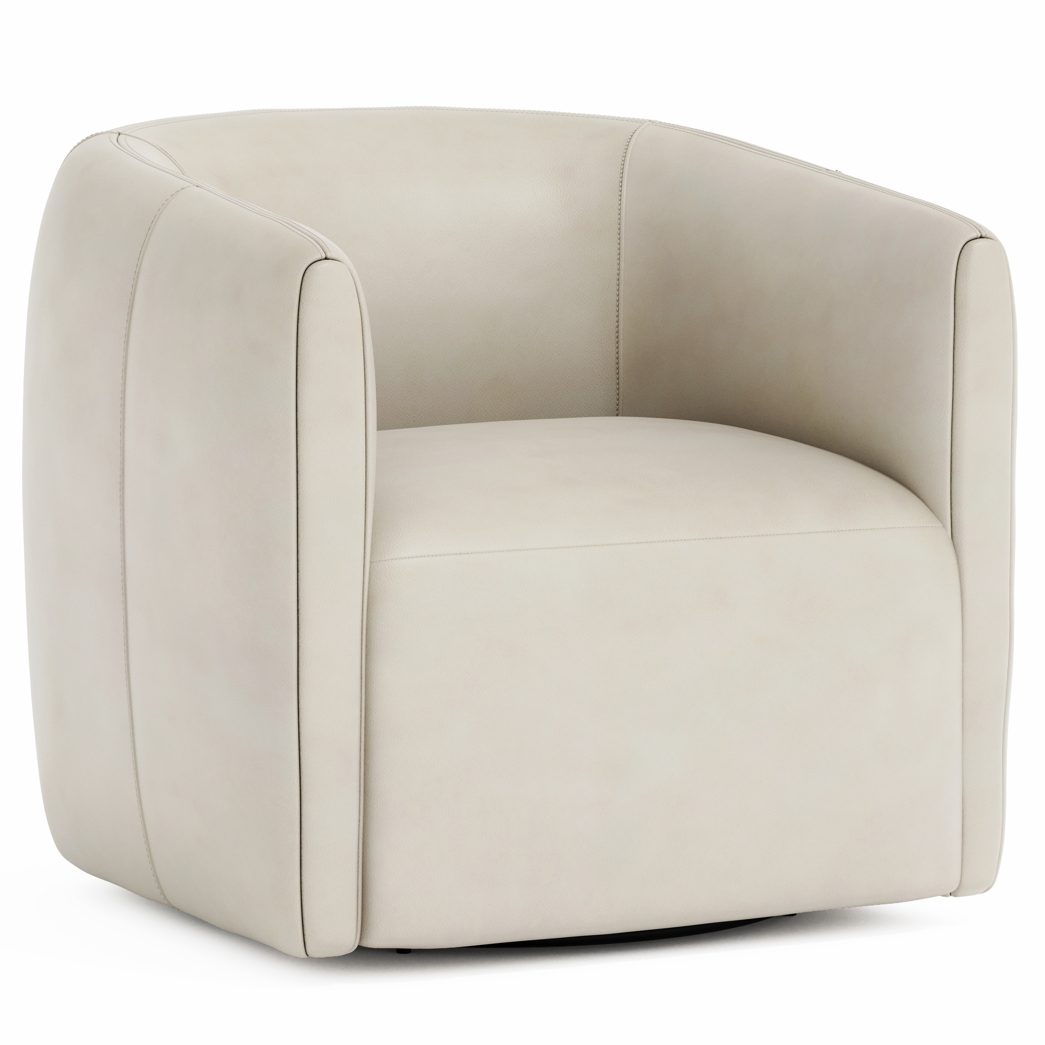 Bernhardt Living Room Aline Leather Swivel Chair 6923SL