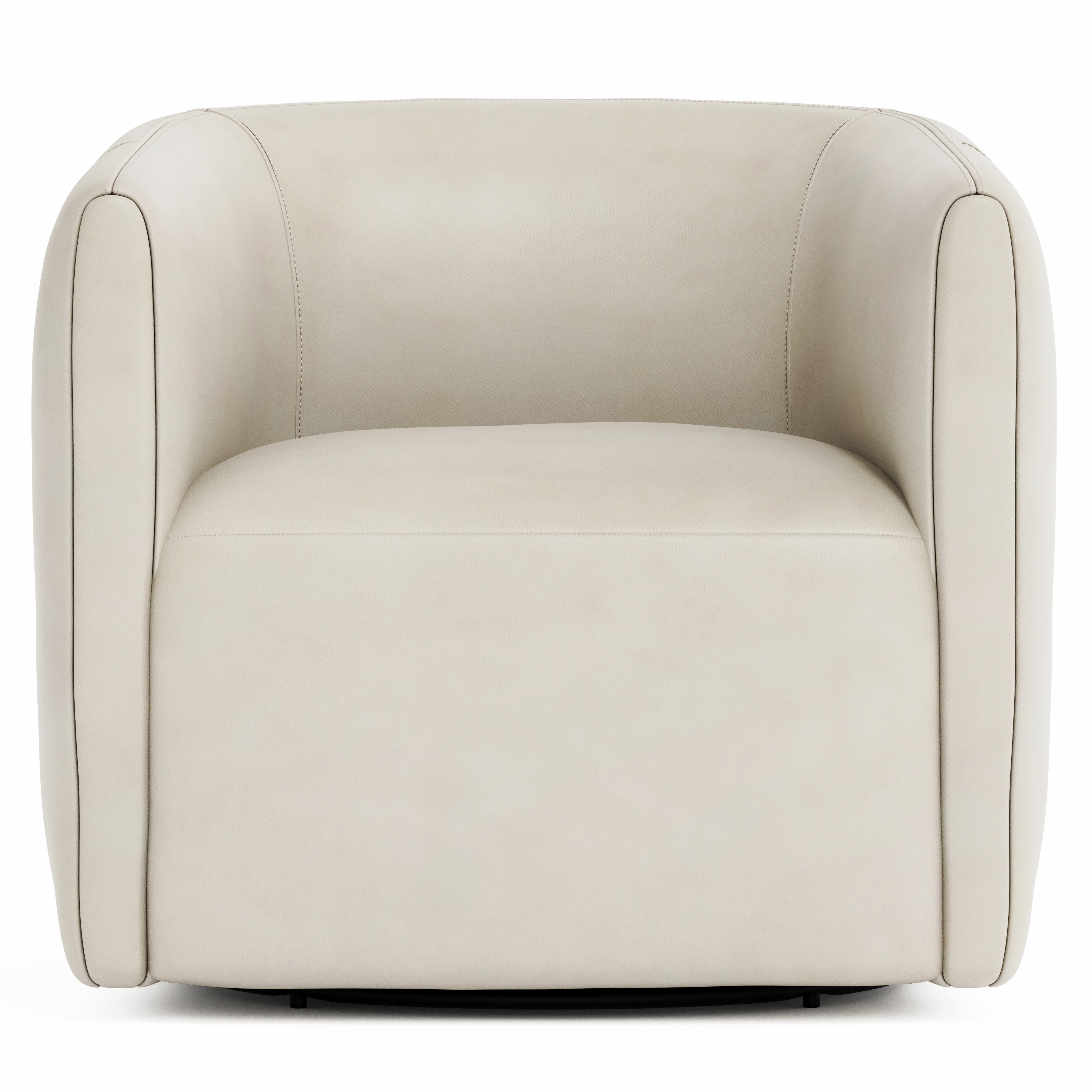 Bernhardt Living Room Aline Leather Swivel Chair 6923SL