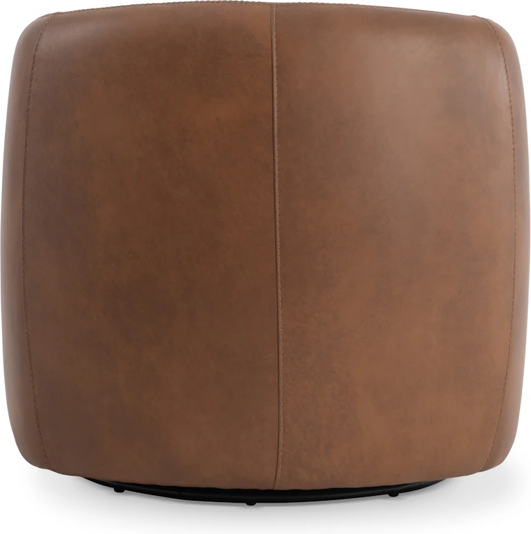 Bernhardt Living Living Room Aline Leather Swivel Chair 693SLQ ...