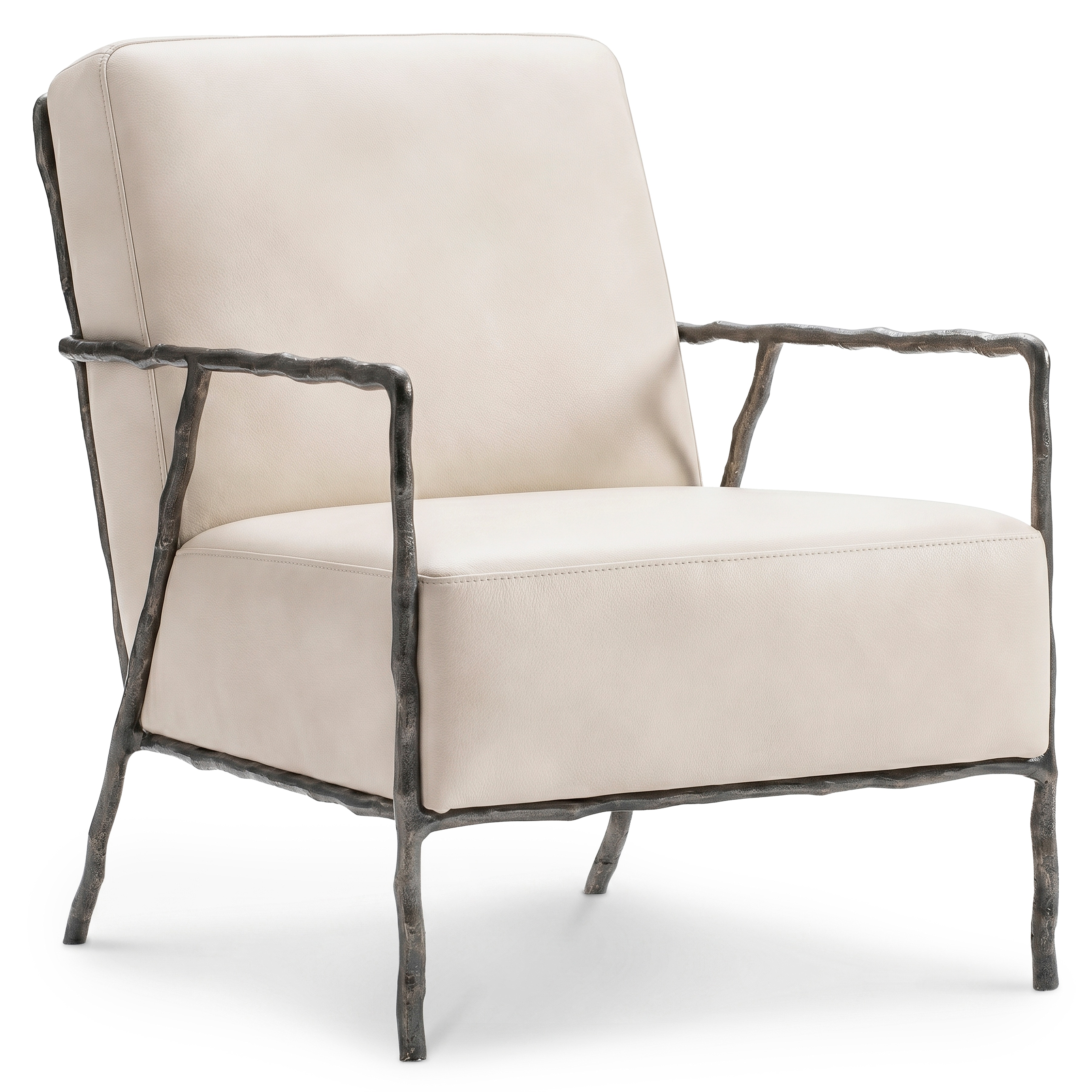 Bernhardt Living Willow Leather Chair 