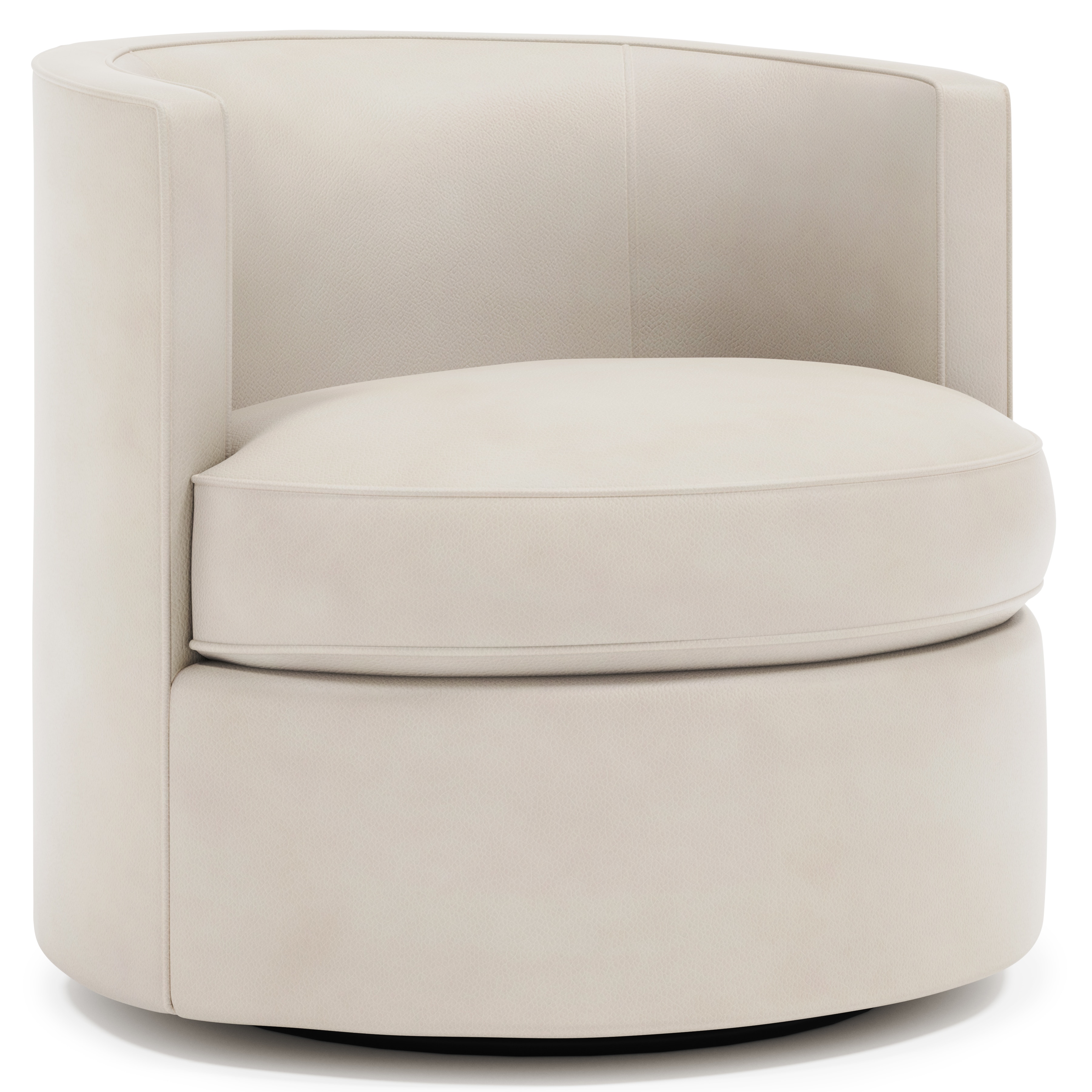Bernhardt Fleur Leather Swivel Chair 7113SL