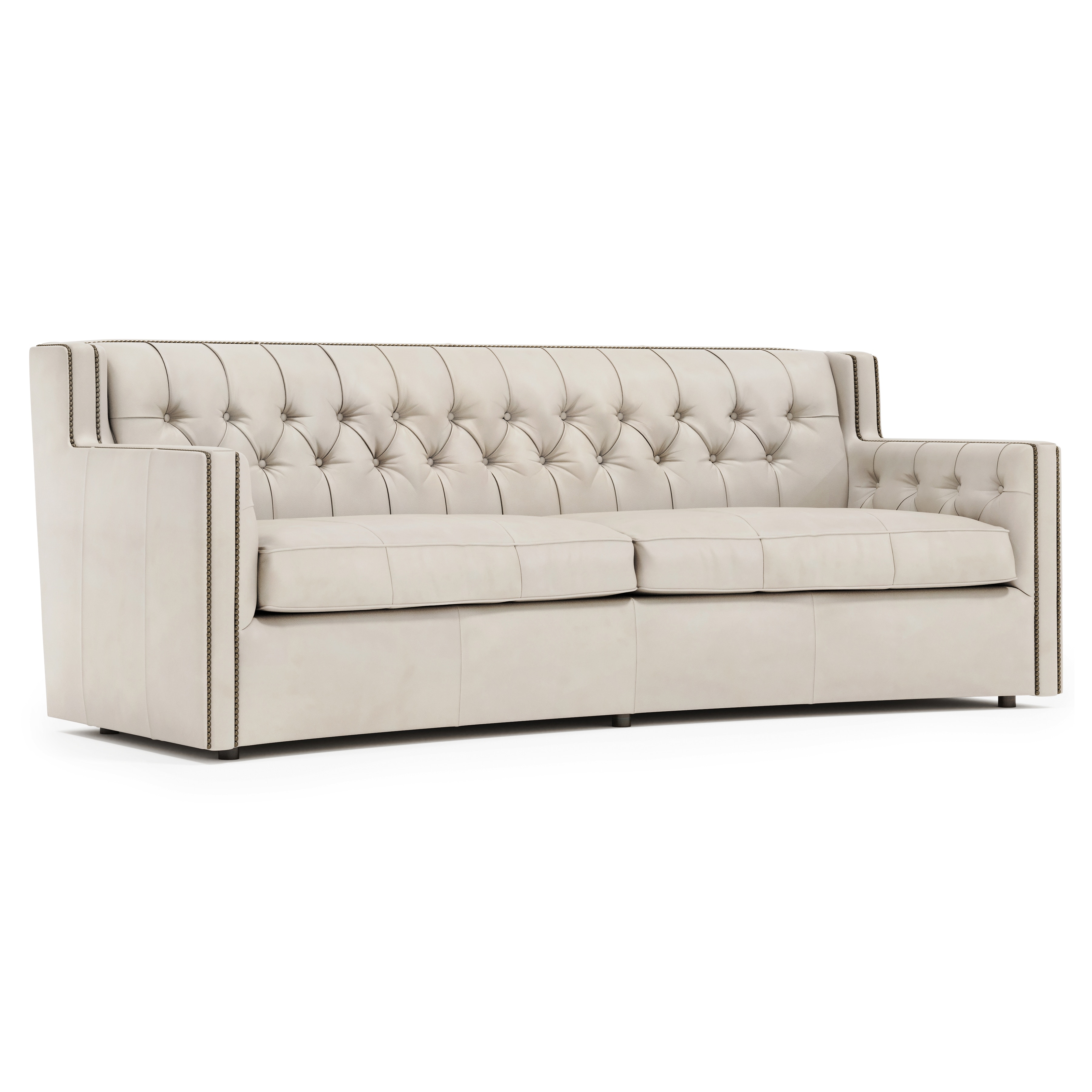 Bernhardt Furniture Living Room Candace Leather Sofa 7277LY