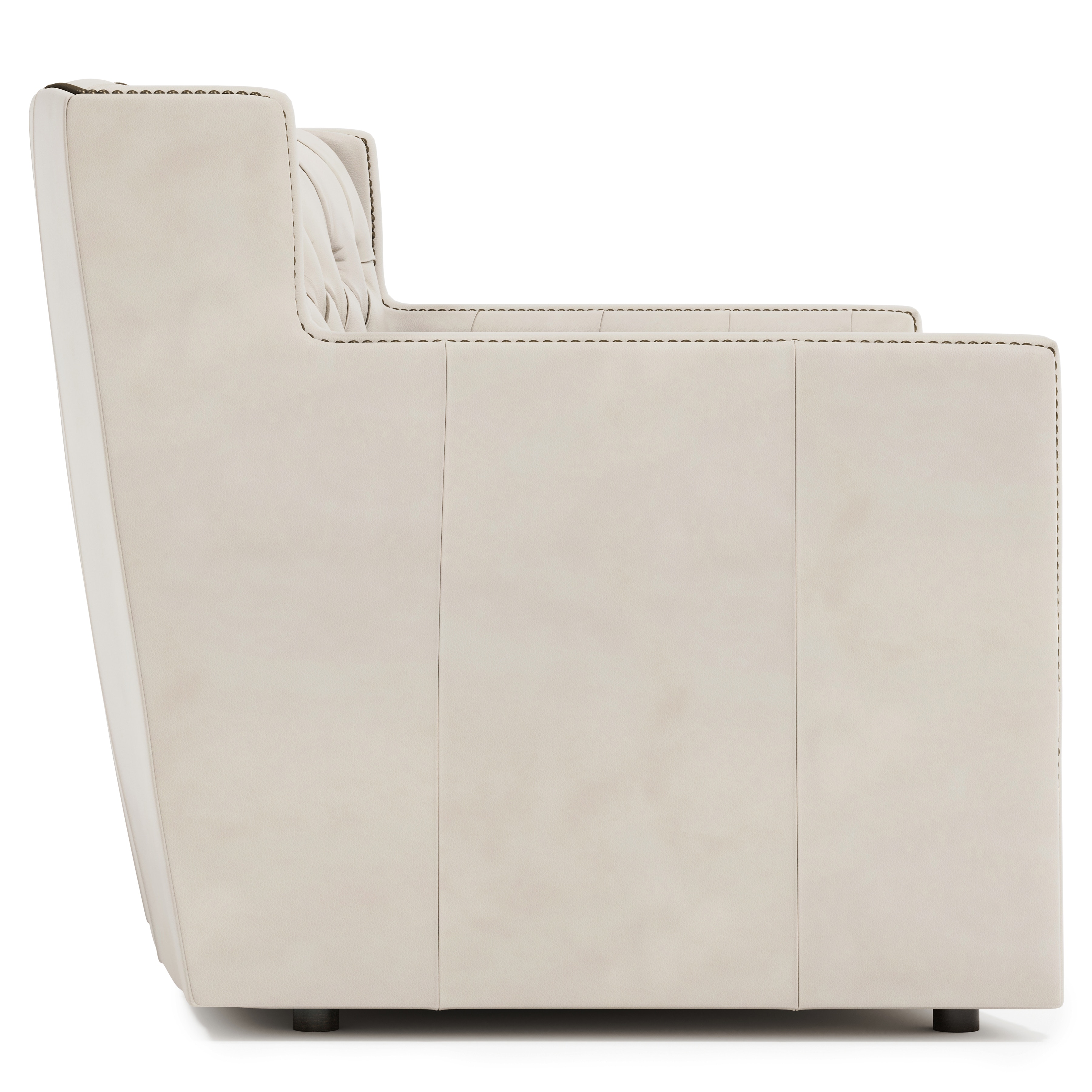 Bernhardt Furniture Living Room Candace Leather Sofa 7277LY